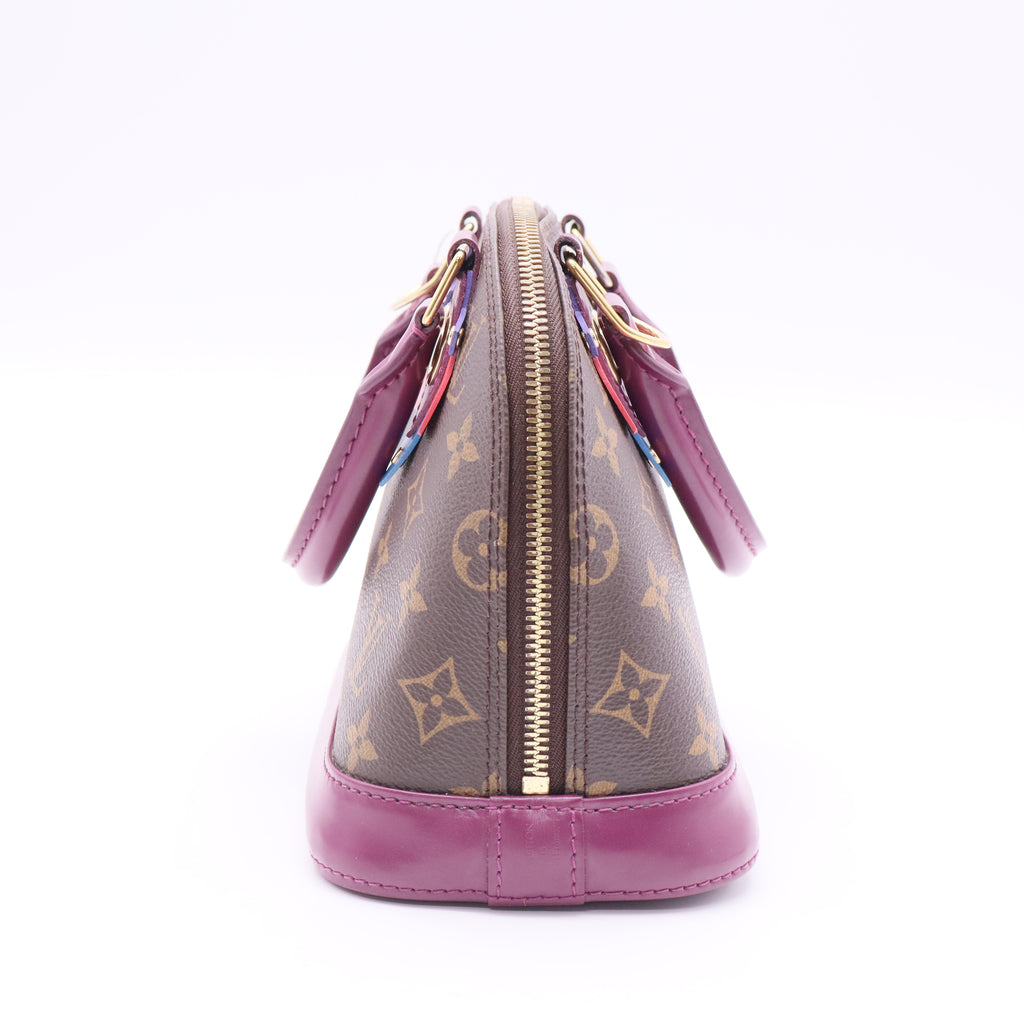 Alma Handbag Limited Edition Totem Monogram Canvas BB twins