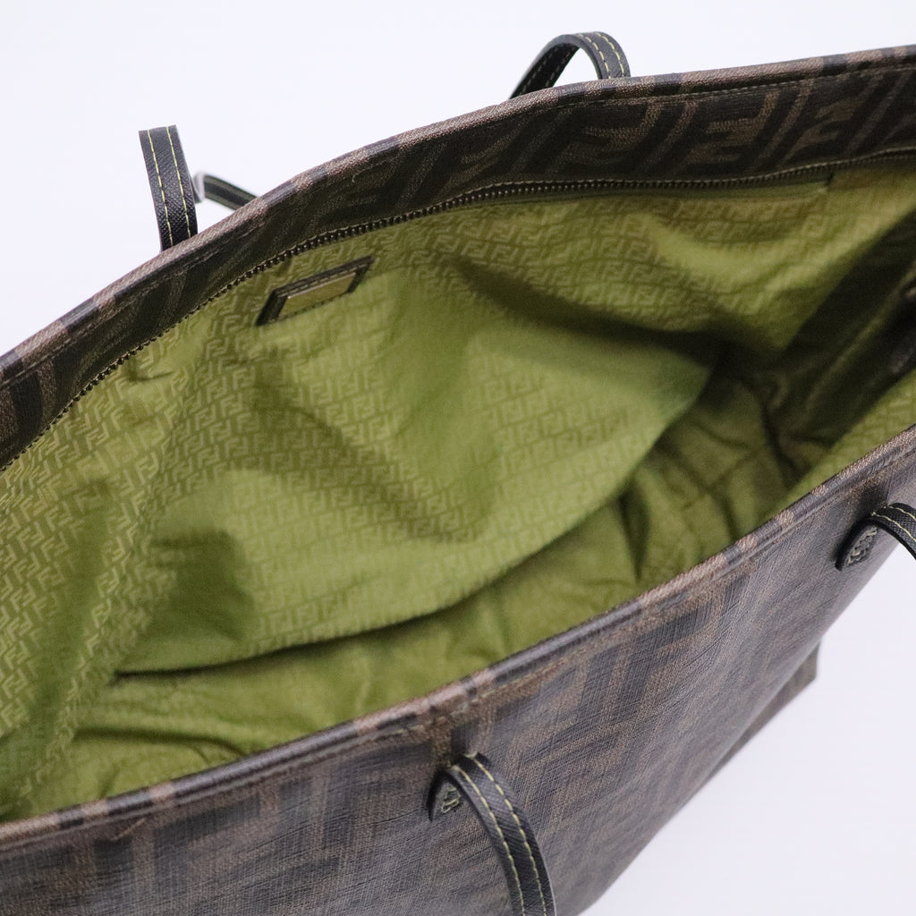 Roll Tote Zucca Coated Canvas Large