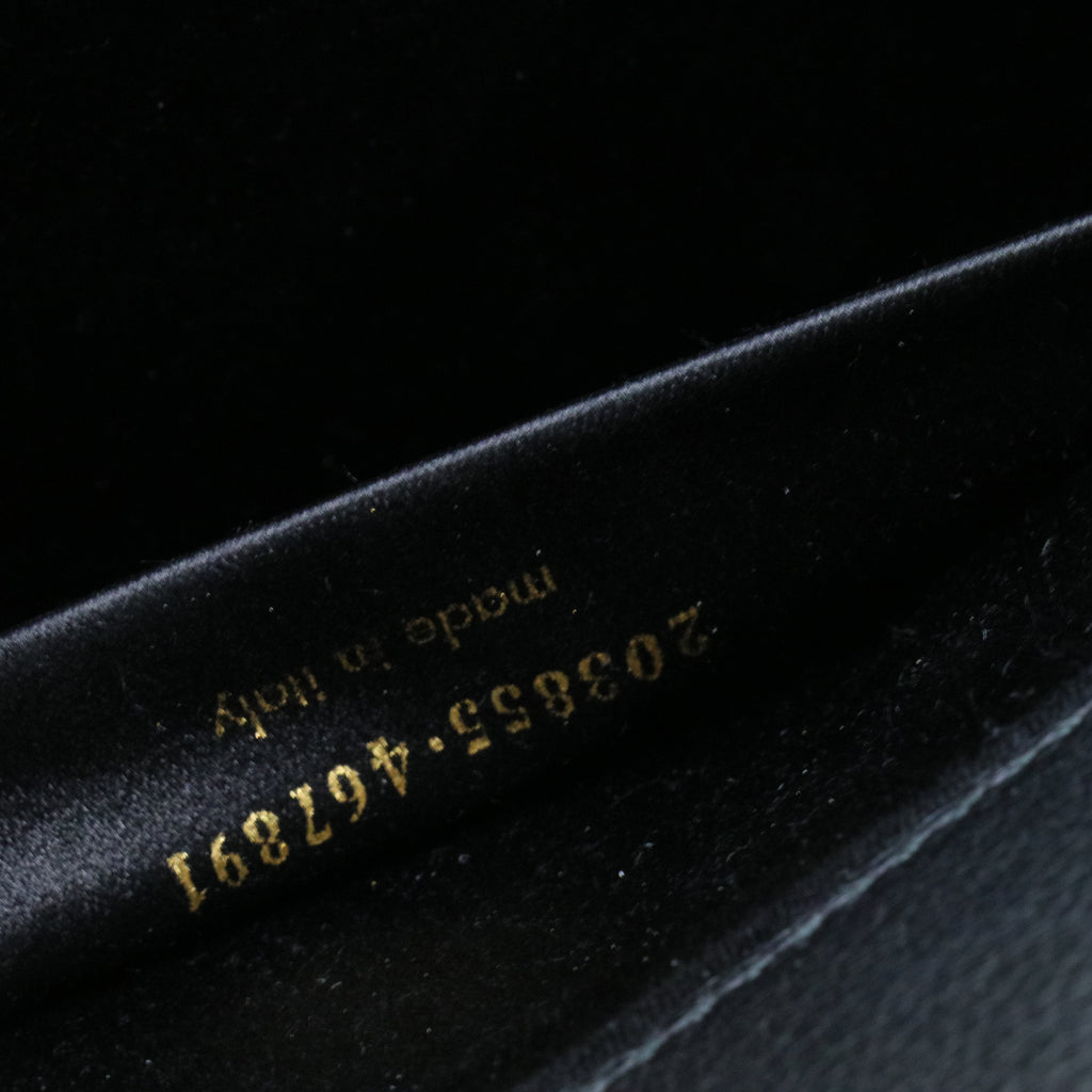 Calfskin Monogram Large Belle De Jour Clutch Black