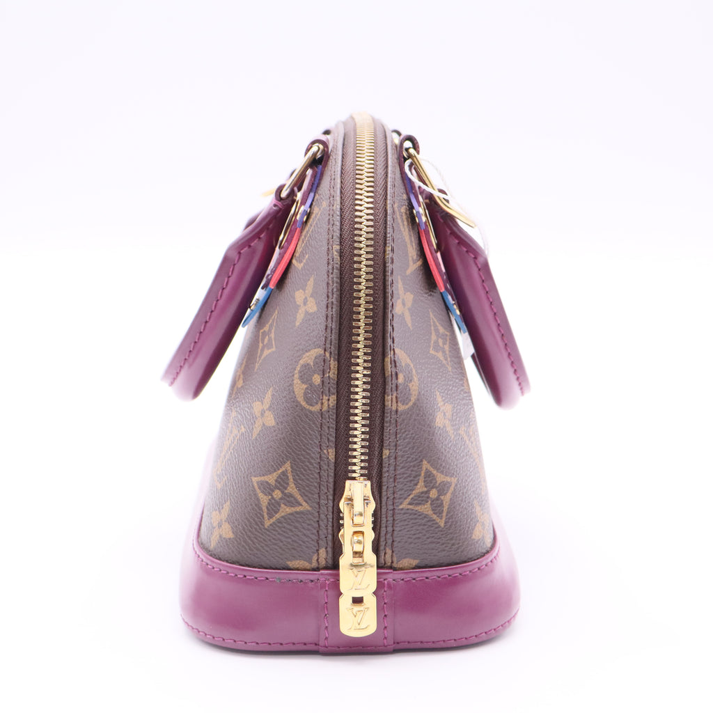 Alma Handbag Limited Edition Totem Monogram Canvas BB twins