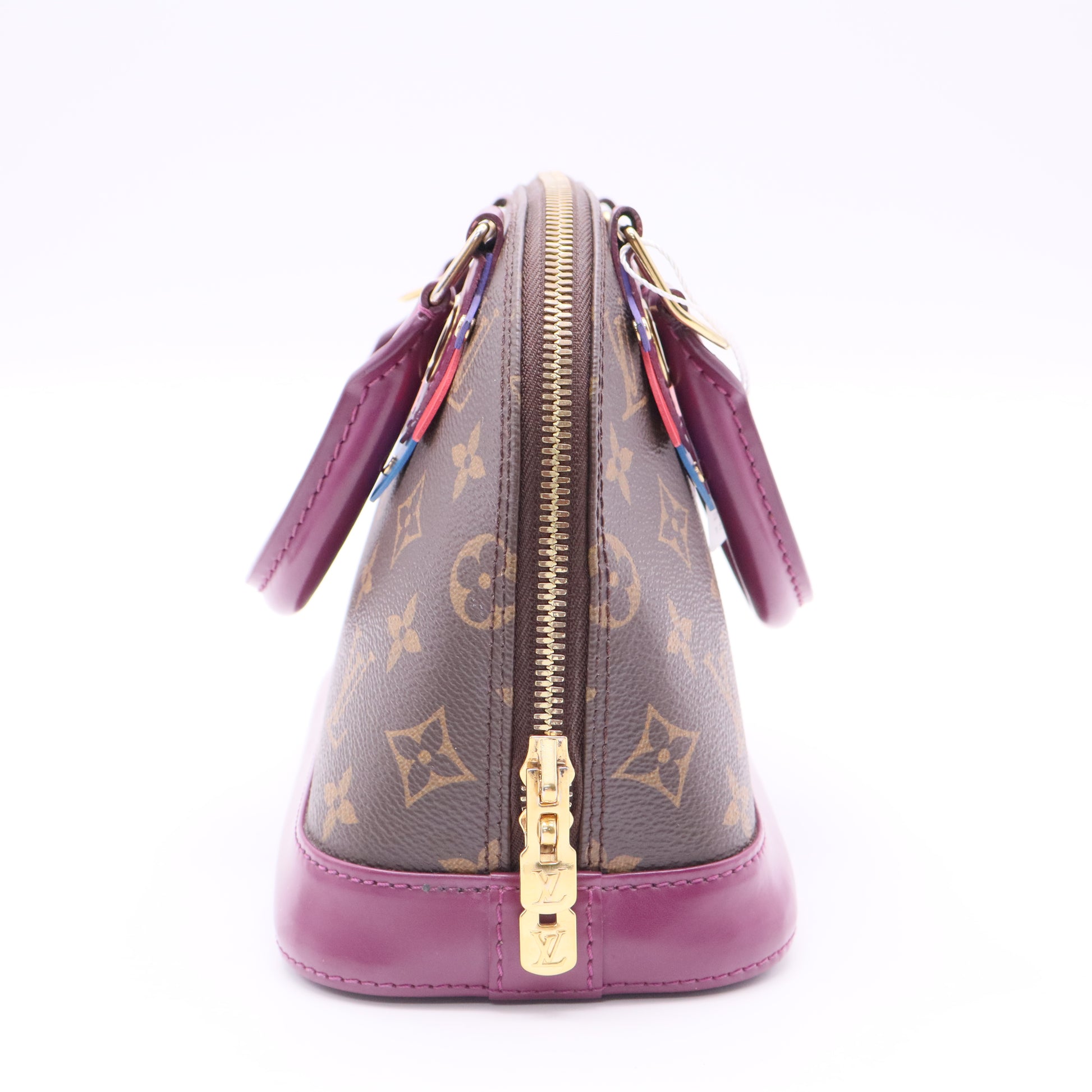 Alma Handbag Limited Edition Totem Monogram Canvas BB twins