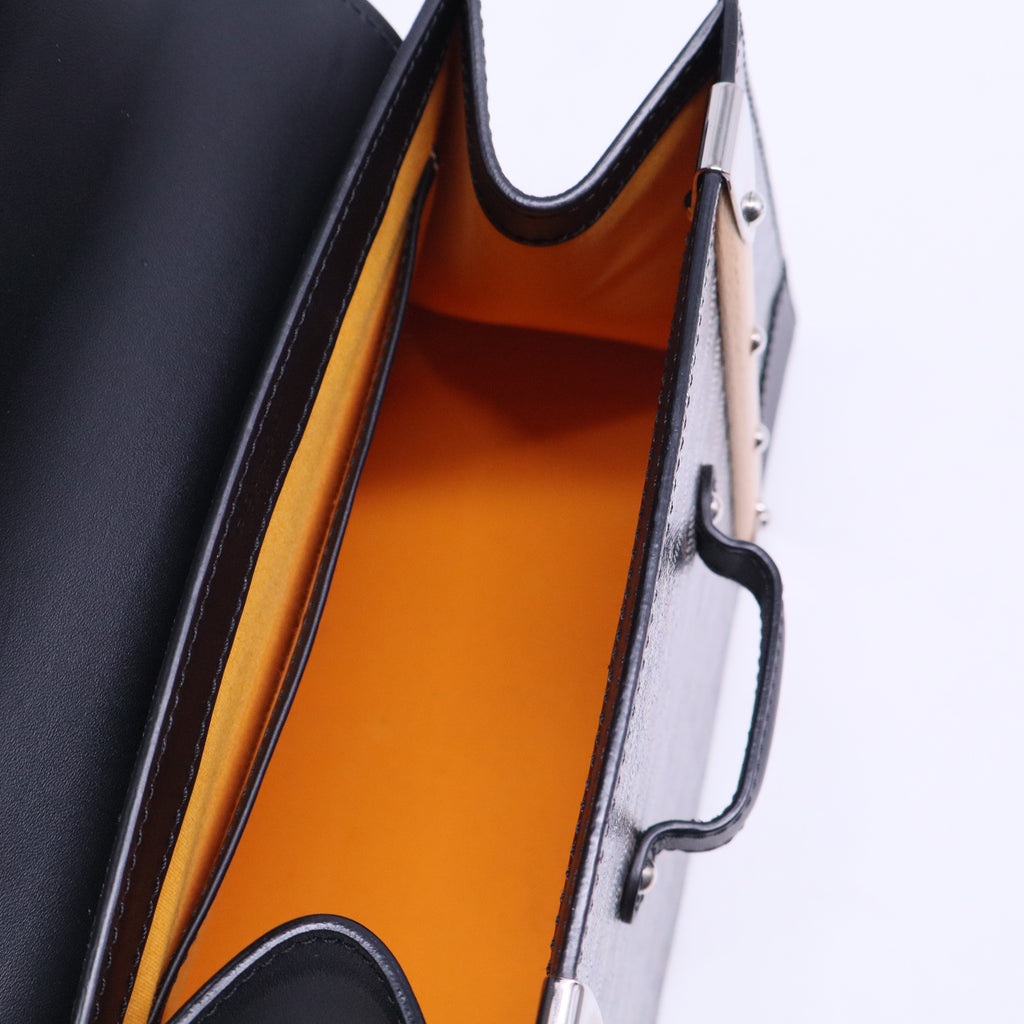 Saigon Top Handle Bag Coated Canvas with Leather PM B20770