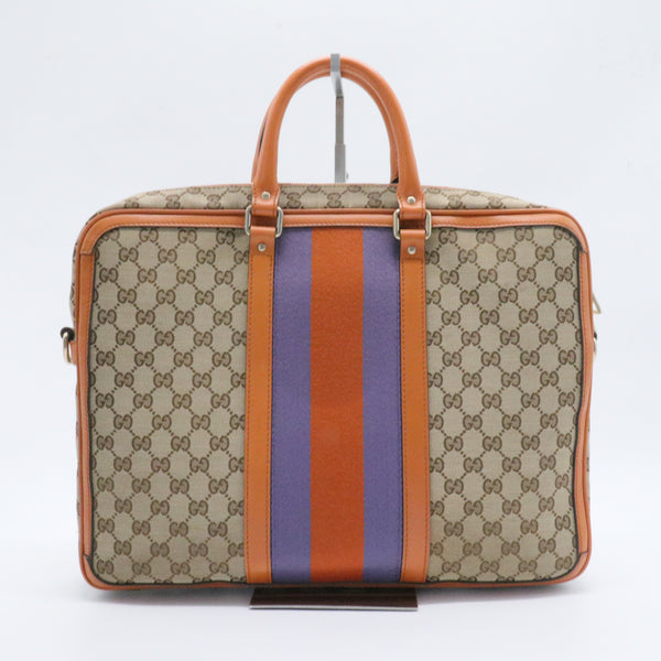 Briefcase GG Coated Canvas Large