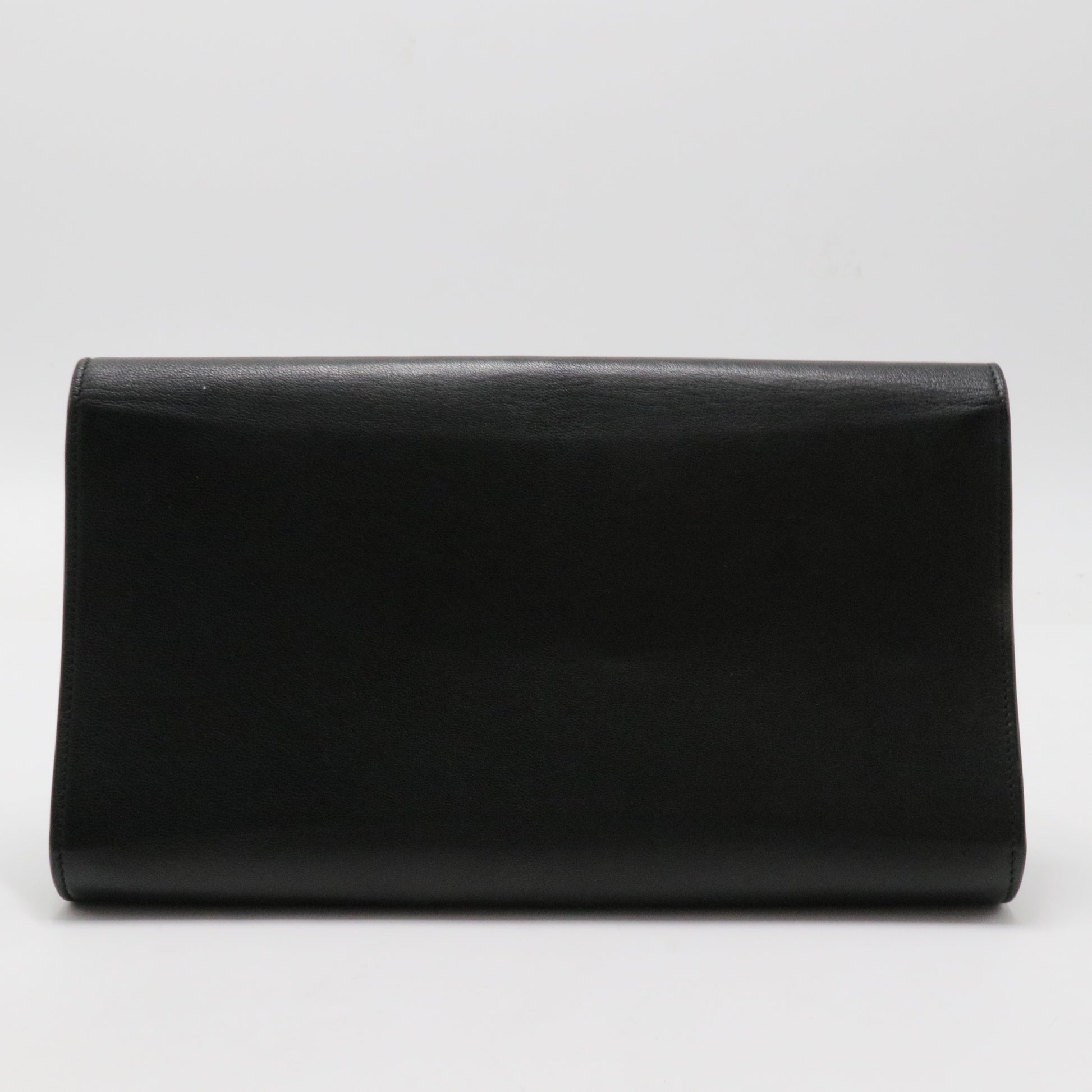 Calfskin Monogram Large Belle De Jour Clutch Black