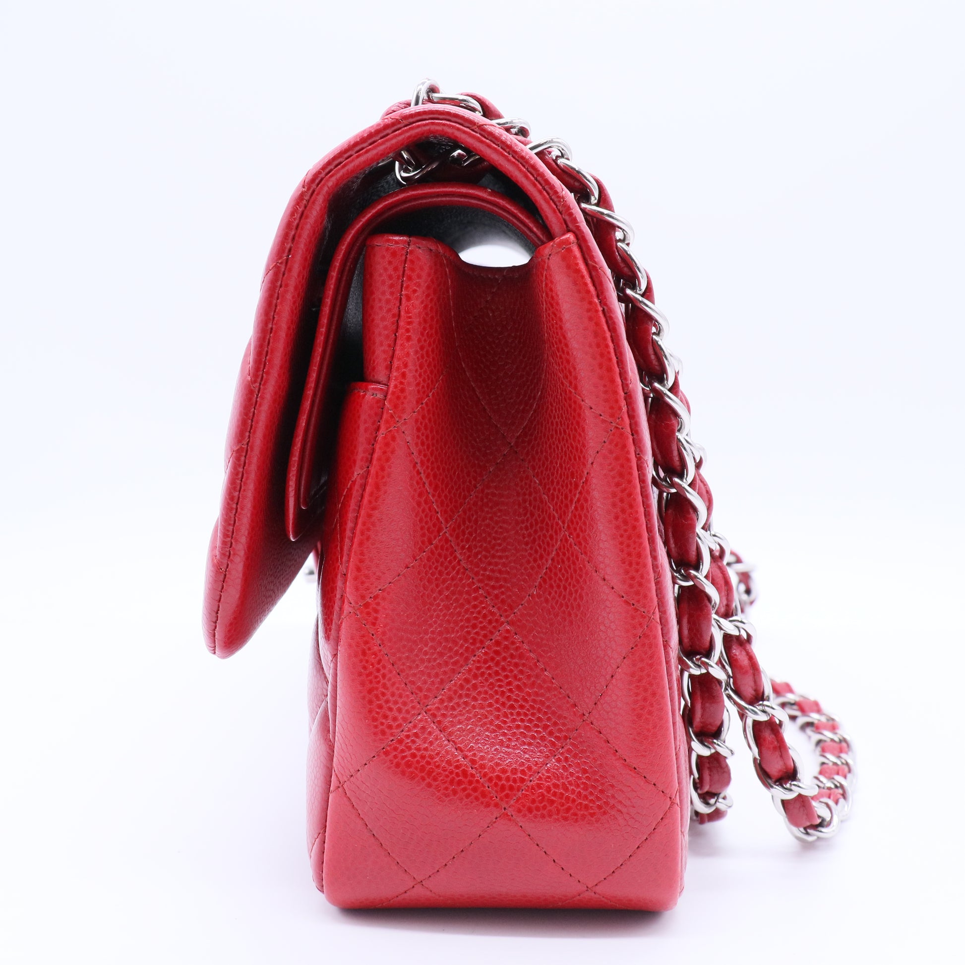 Classic Double Flap Bag Quilted Caviar Jumbo