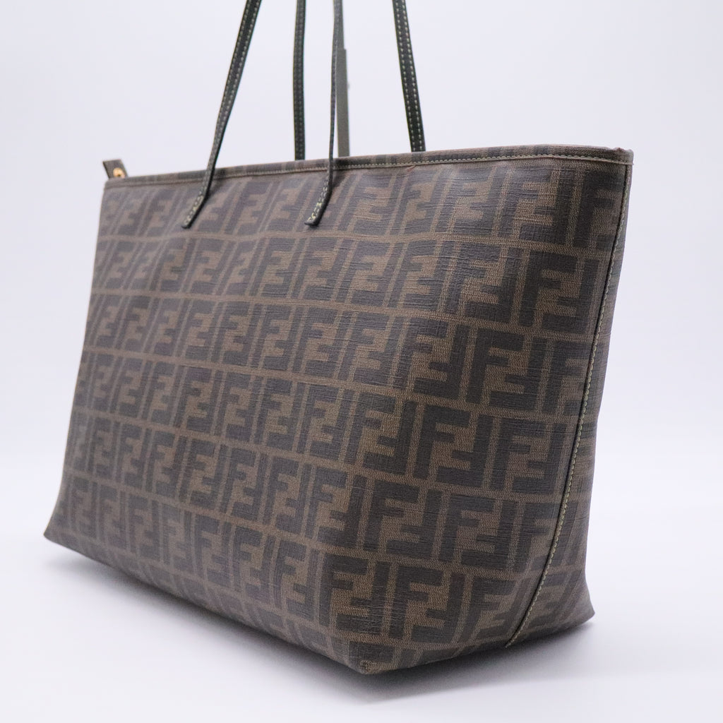 Roll Tote Zucca Coated Canvas Large