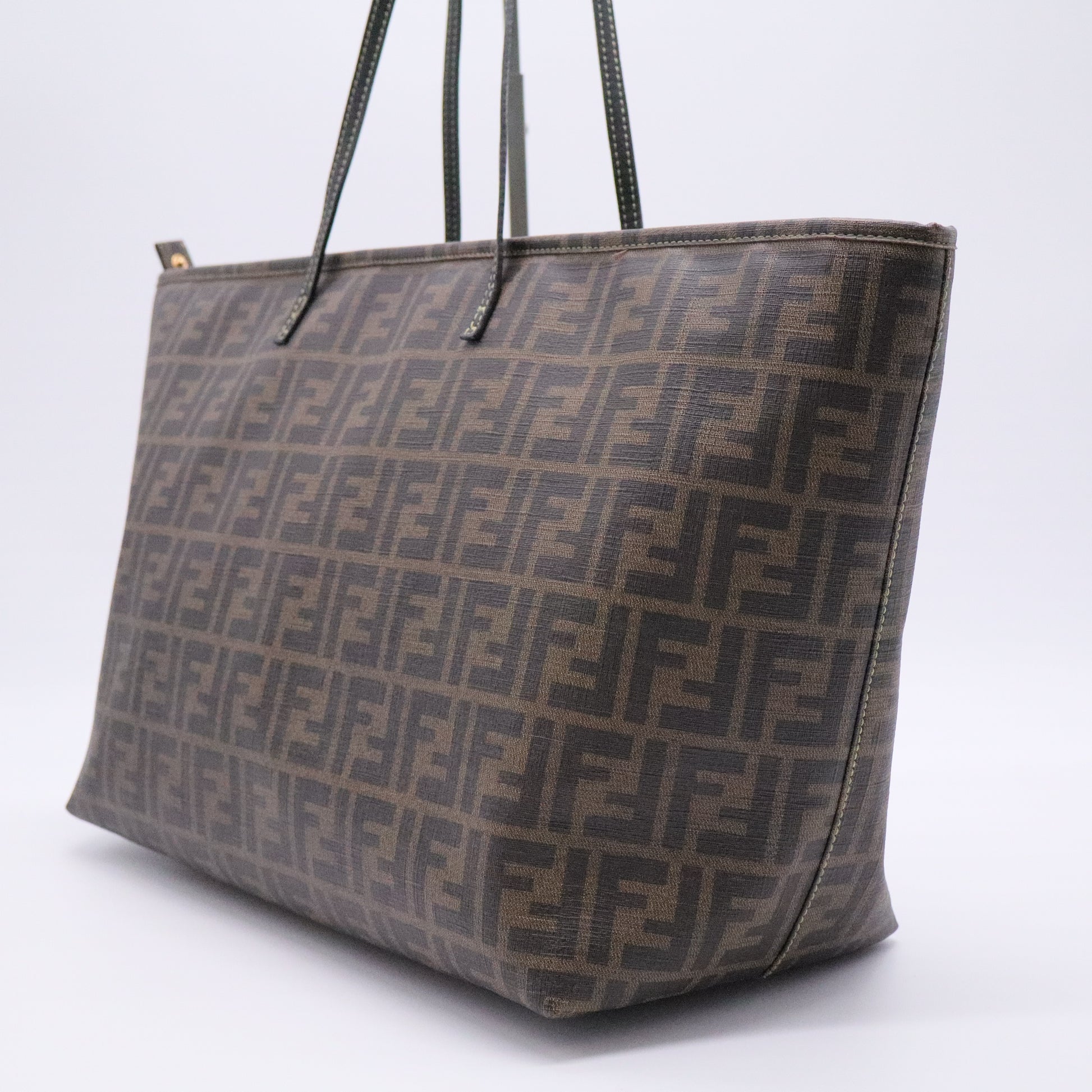 Roll Tote Zucca Coated Canvas Large