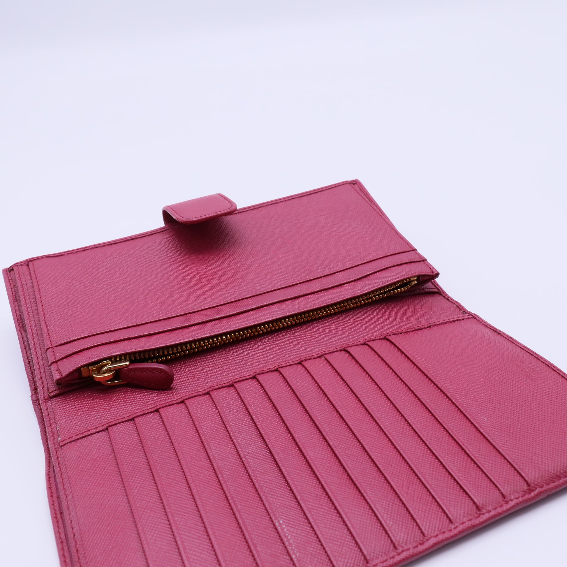 Pink long wallet W21336