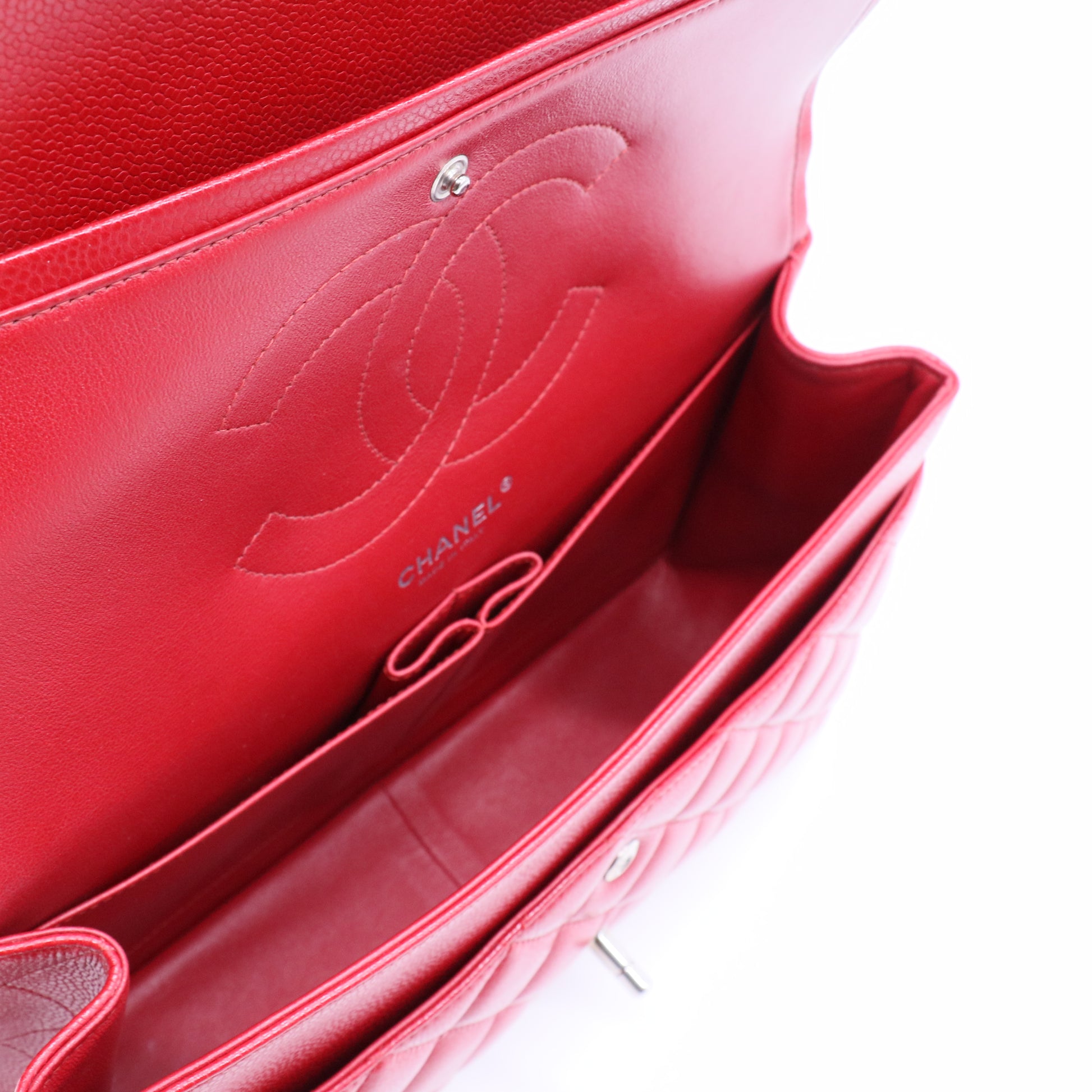 Classic Double Flap Bag Quilted Caviar Jumbo