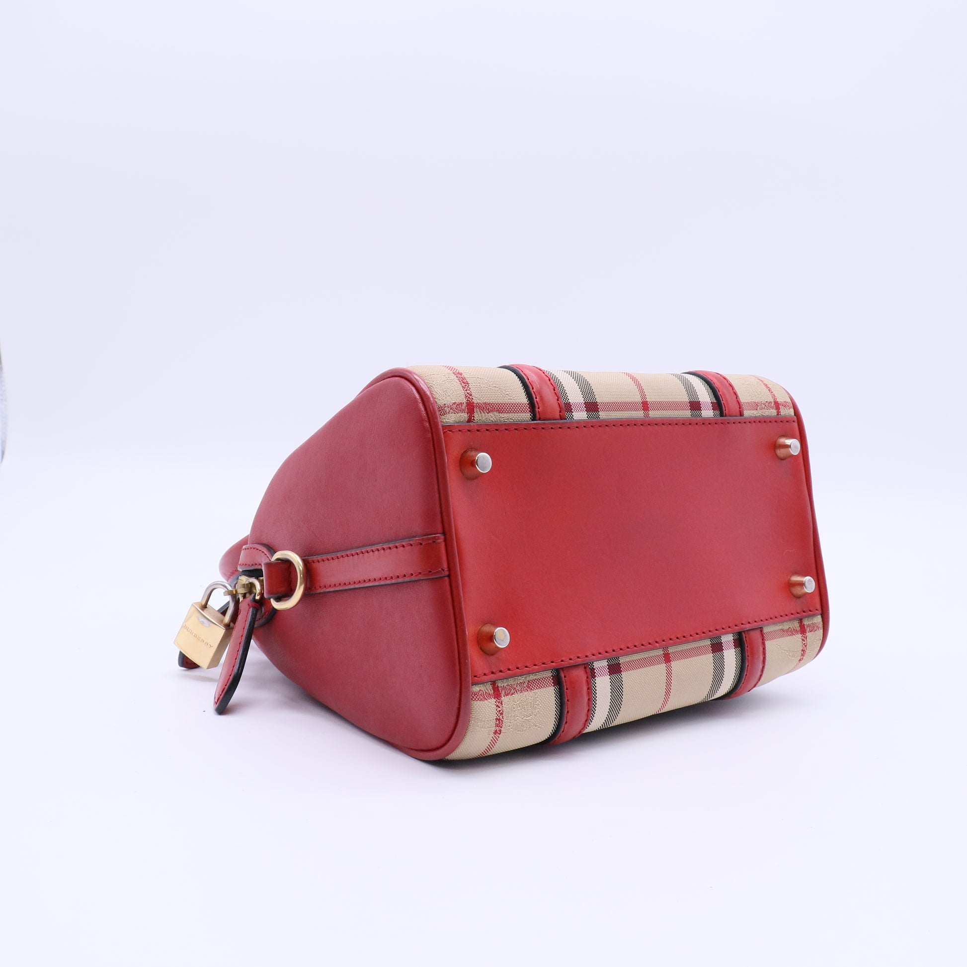 Haymarket Fabric and Leather Small Alchester Bowler Bag B21159