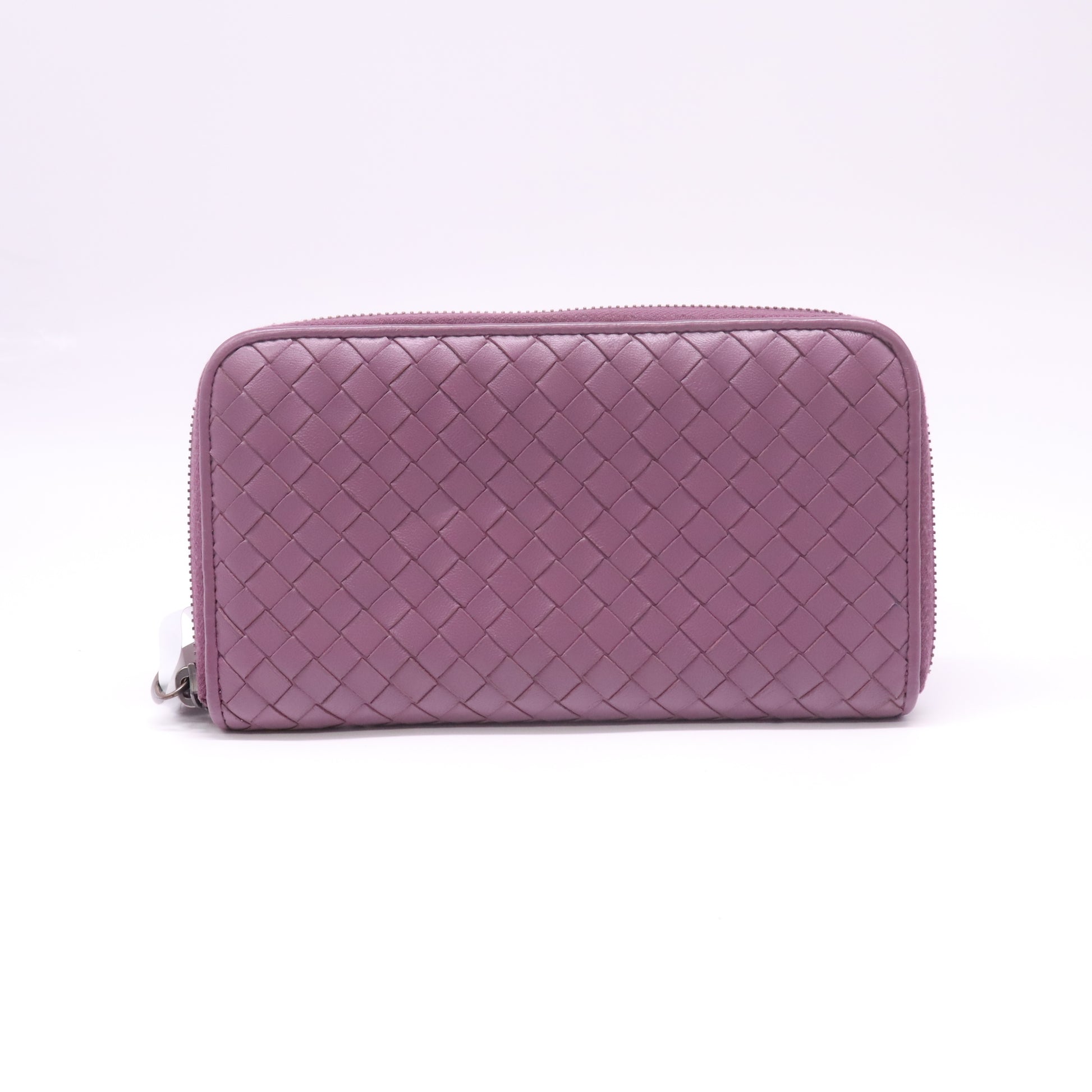 Bottega Veneta Intrecciato Nappa Leather Zip-Around Wallet W22433