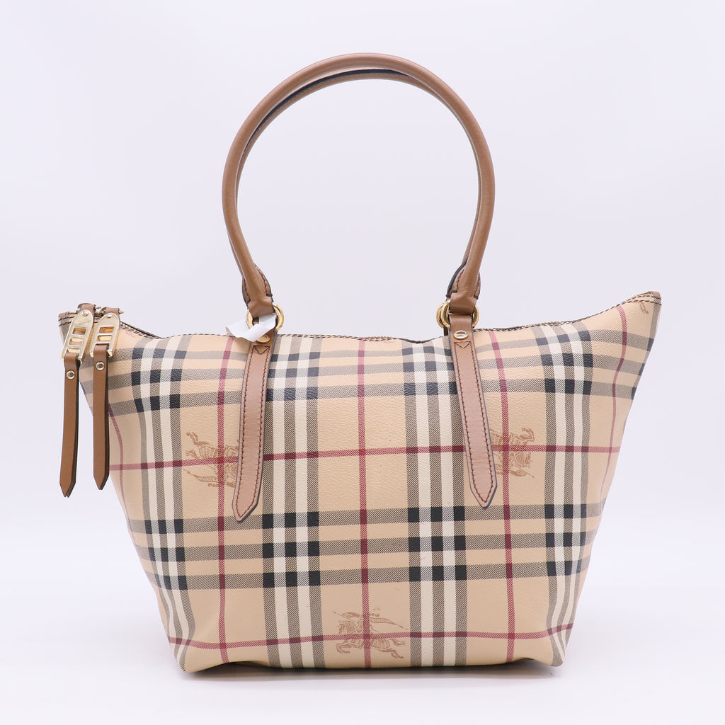 Burberry Haymarket Check Coated Canvas Small Salisbury Tote Bag twins B23880