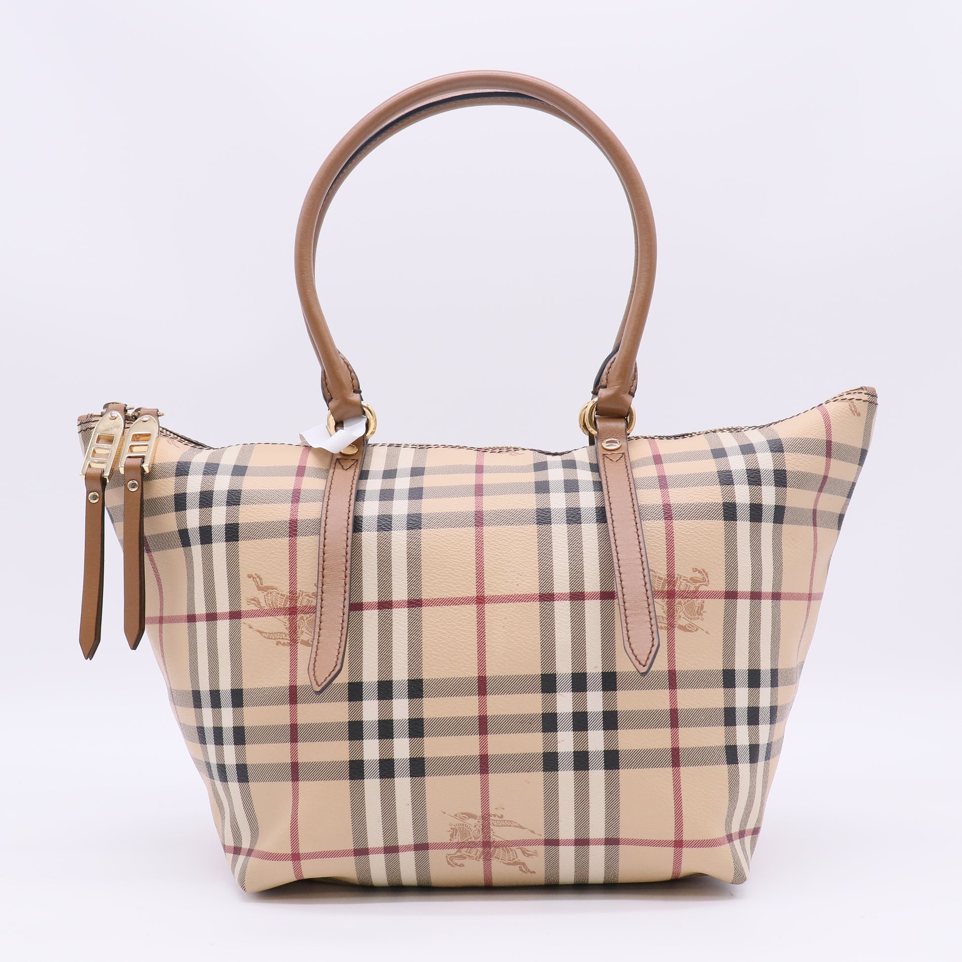 Burberry Haymarket Check Coated Canvas Small Salisbury Tote Bag twins B23880