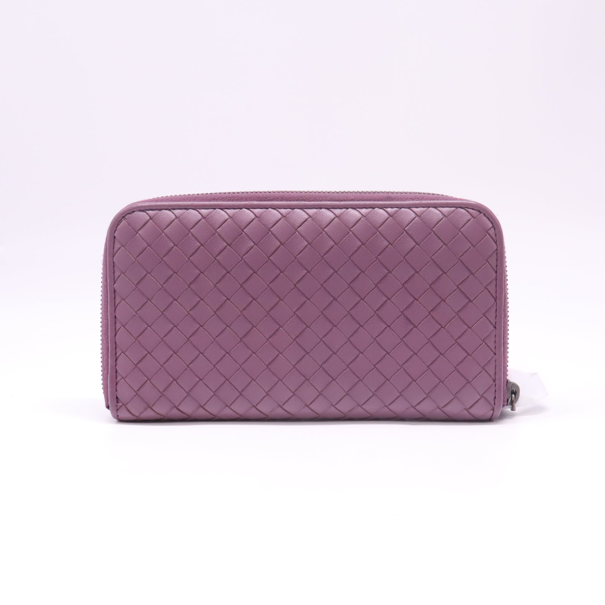 Bottega Veneta Intrecciato Nappa Leather Zip-Around Wallet W22433