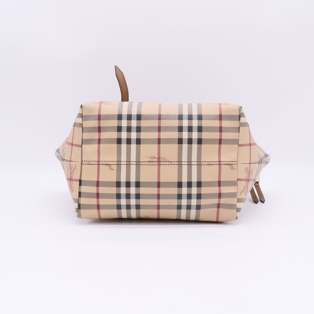 Burberry Haymarket Check Coated Canvas Small Salisbury Tote Bag twins B23880
