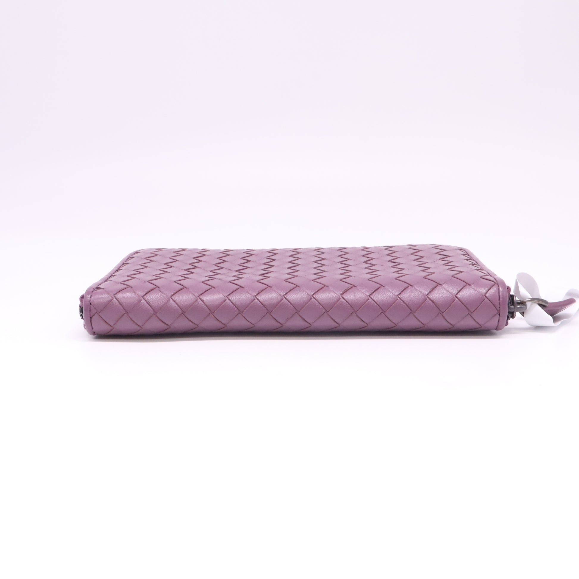 Bottega Veneta Intrecciato Nappa Leather Zip-Around Wallet W22433