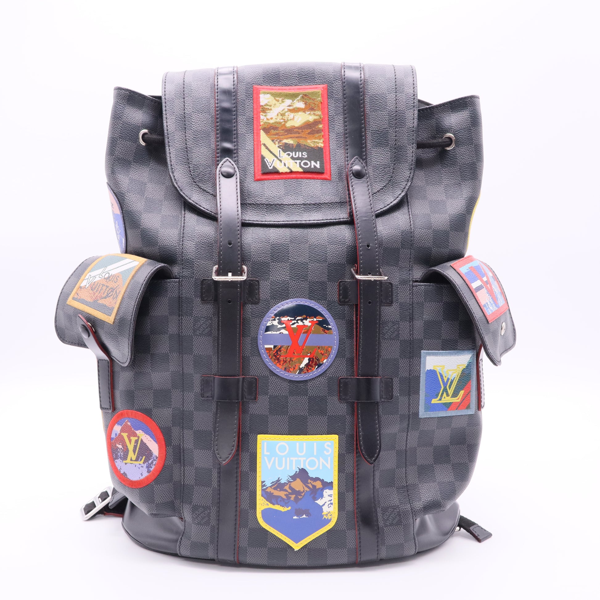 Damier Graphite Alpes Christpoher PM twins