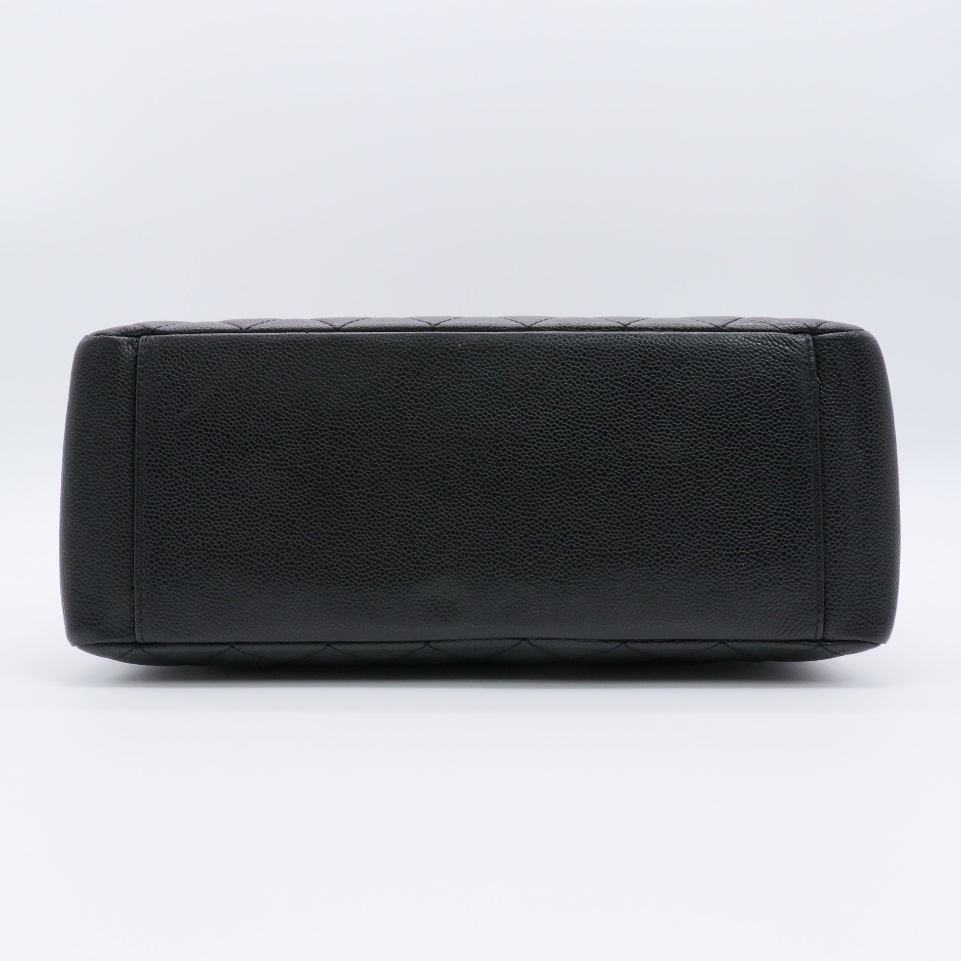 Caviar Quilted Grand Shopping Tote GST Black twins