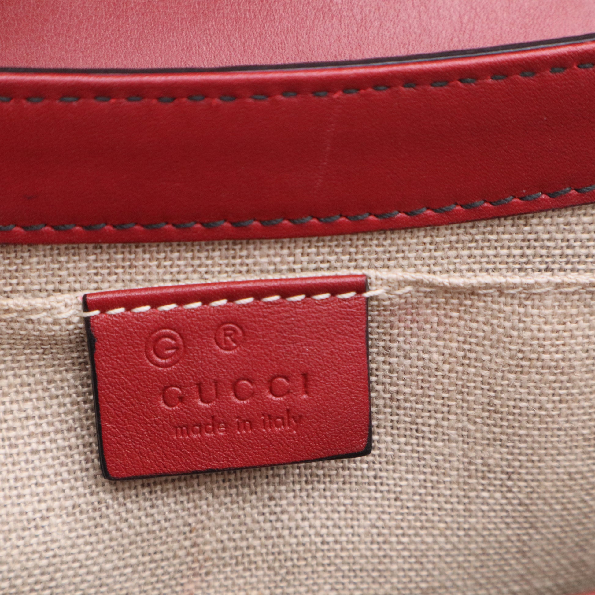 Emily Chain Flap Bag Guccissima Leather Medium FOR GISEL