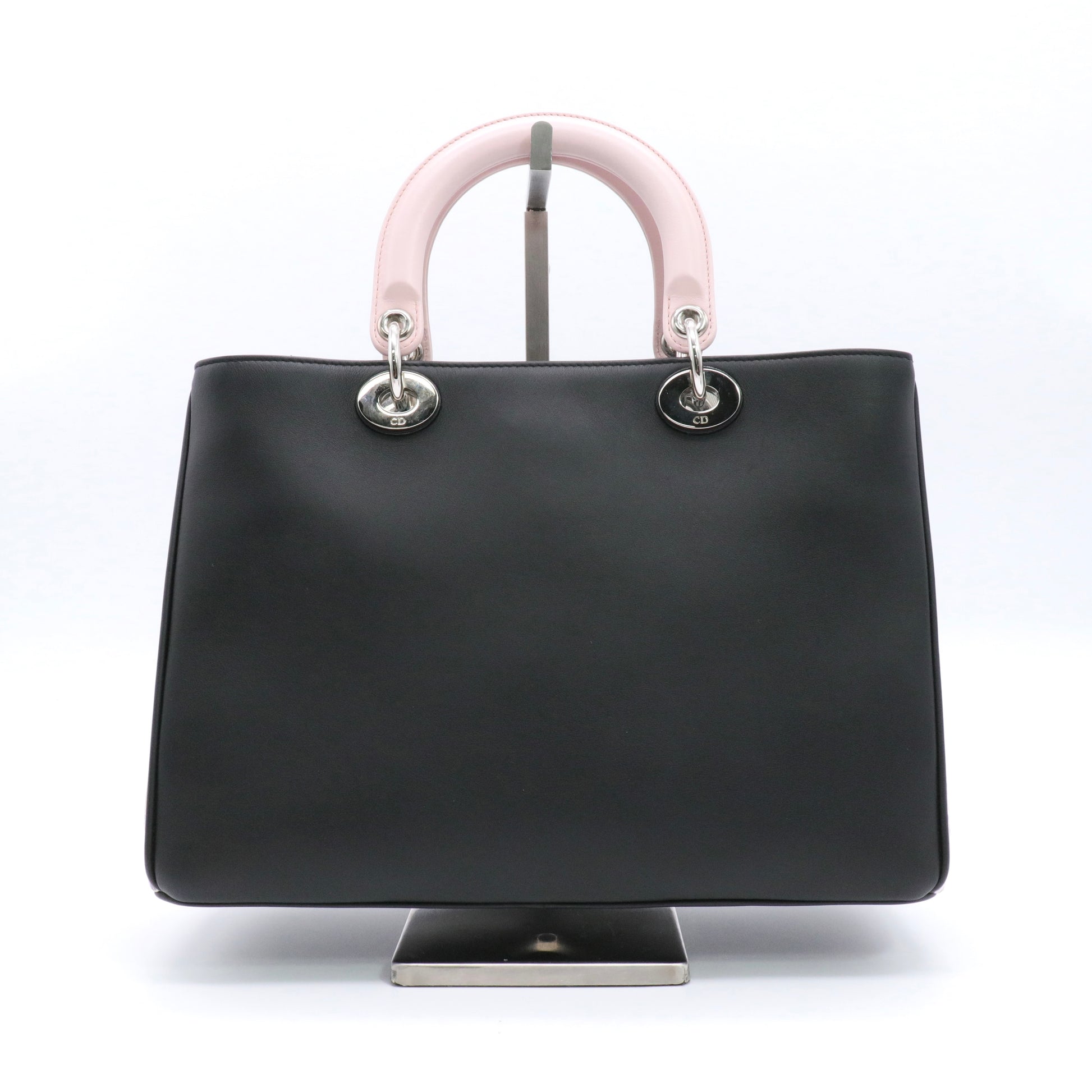 Calfskin Medium Spotted Diorissimo Bag Pink twins