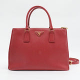 Galleria Double Zip Tote Saffiano Leather