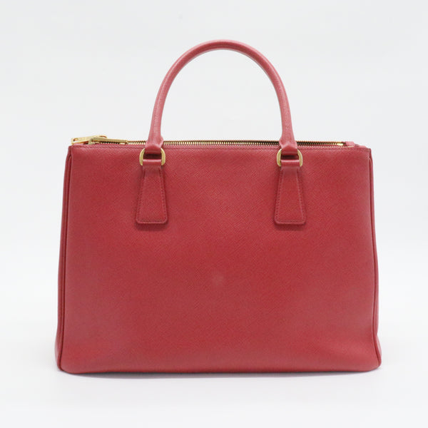 Galleria Double Zip Tote Saffiano Leather