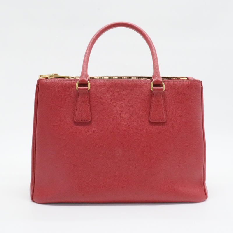 Galleria Double Zip Tote Saffiano Leather