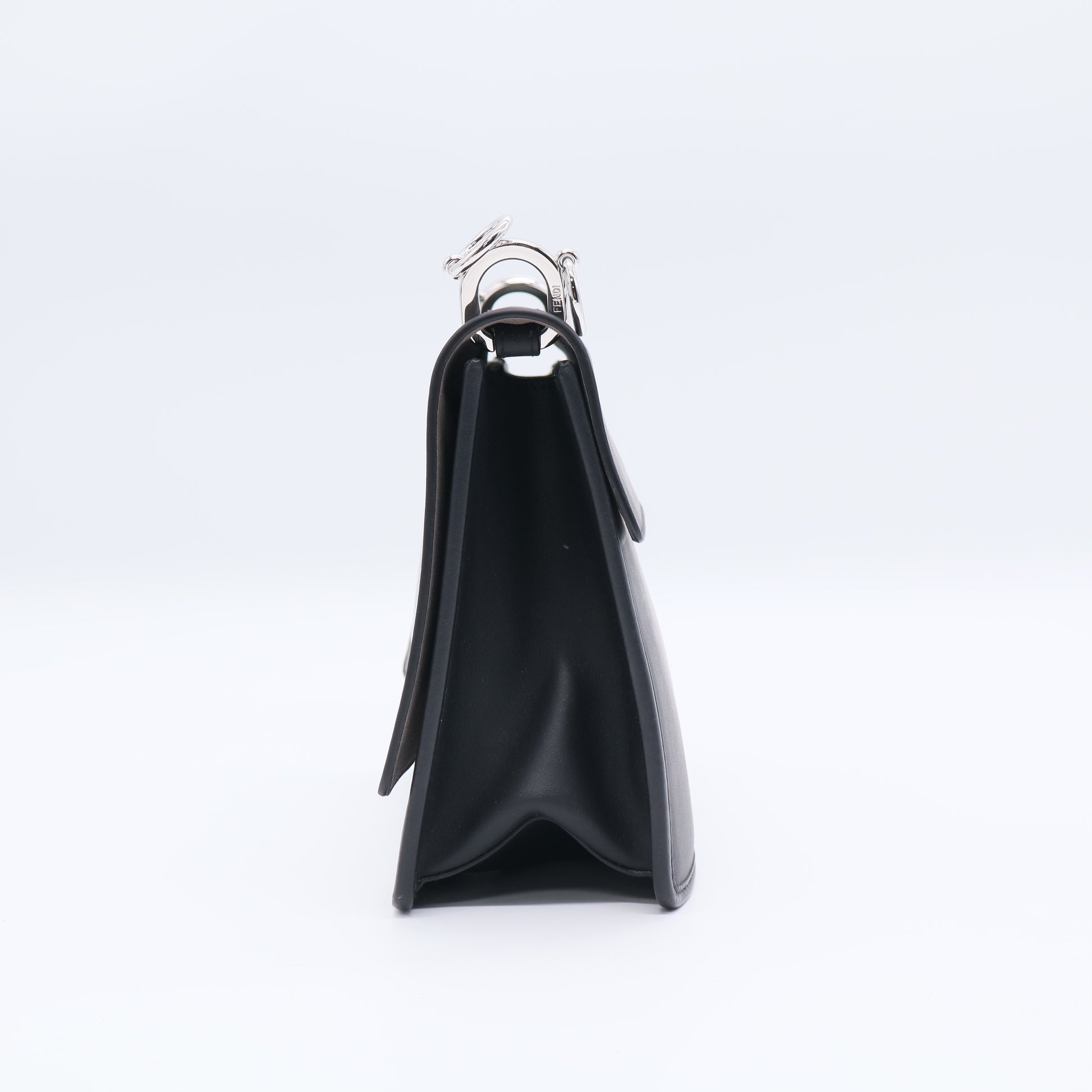 Fend Vitello Century Opaco F is Fendi Kan I Shoulder Bag Black twins B20510