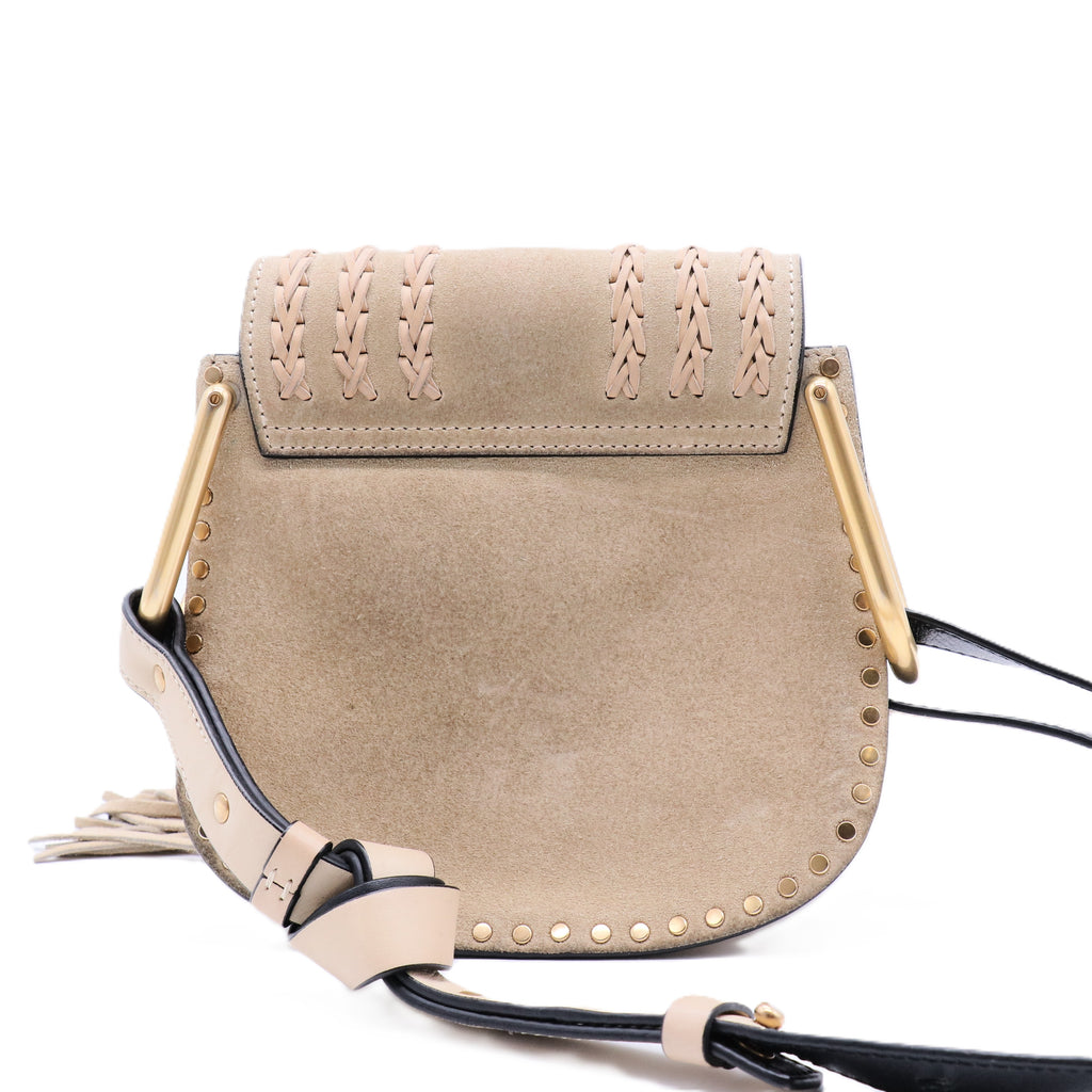 Hudson Handbag Whipstitch Suede Mini
