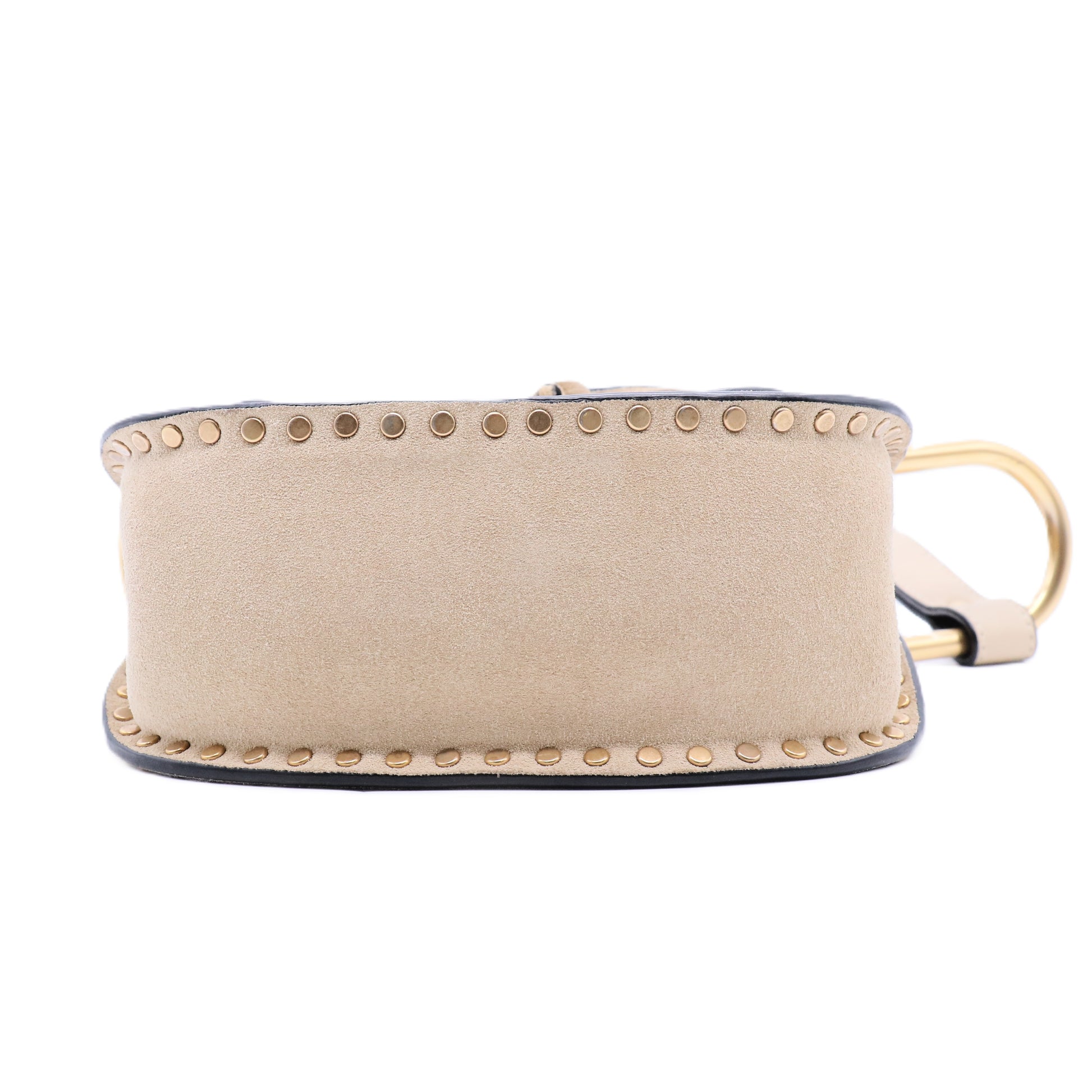 Hudson Handbag Whipstitch Suede Mini