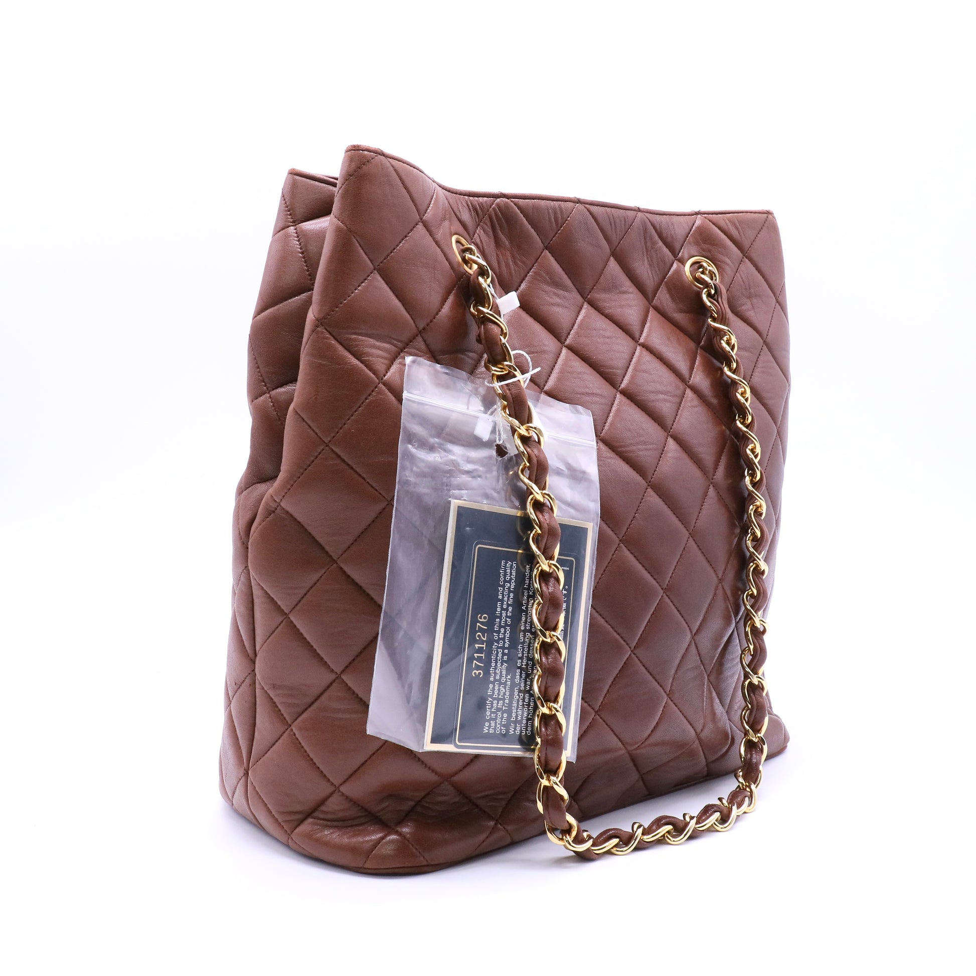 Vintage CC Quilted Tote Twins  LDJ4041