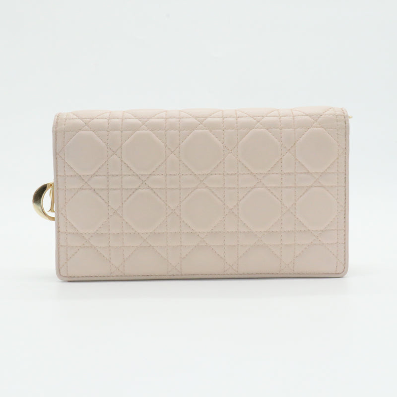 Lady Dior Chain Pouch Cannage Quilt Lambskin