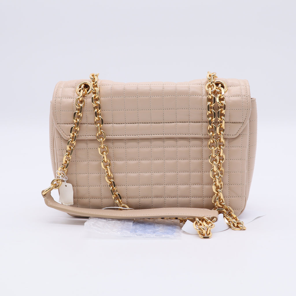 Celin C Bag Quilted Leather Medium  B21010