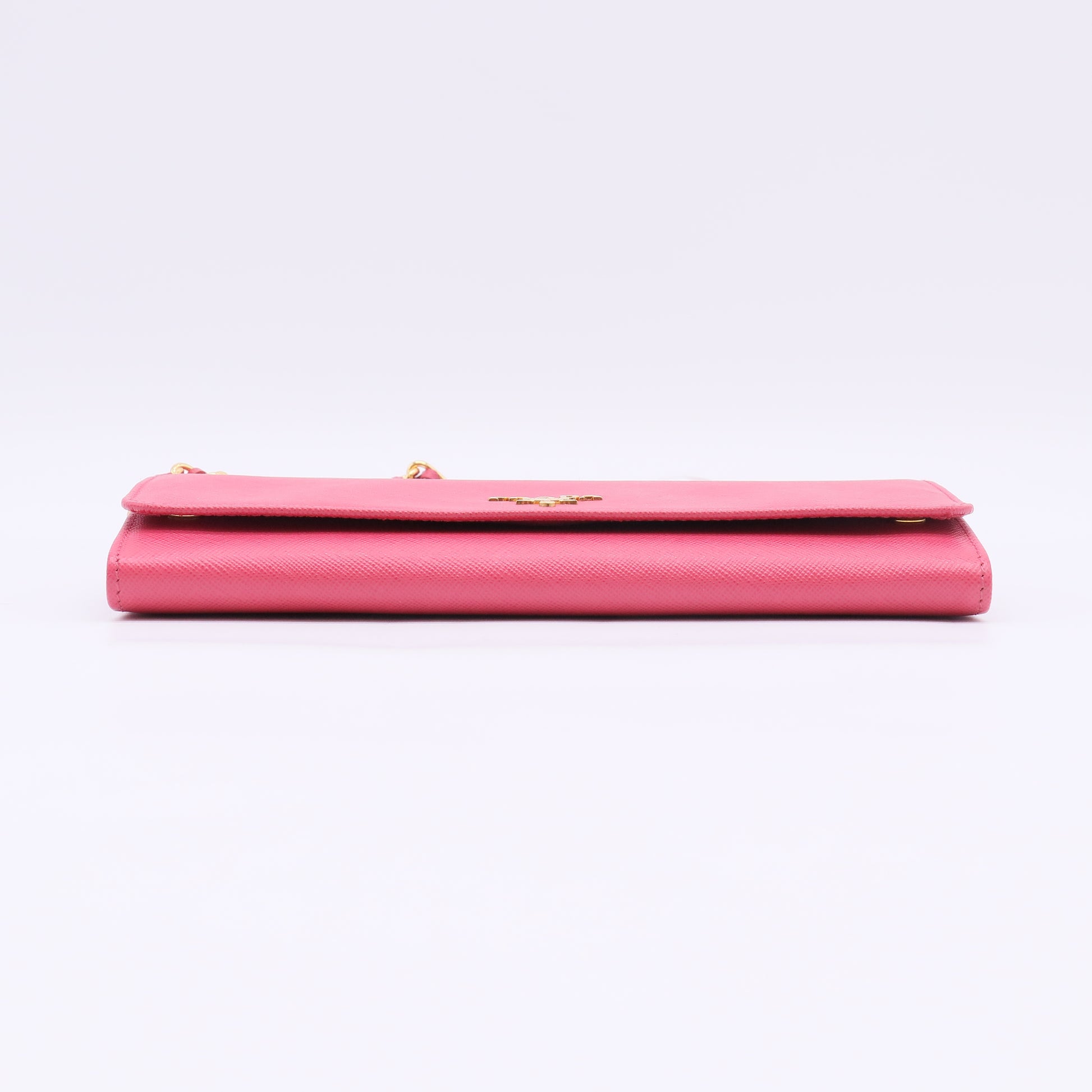 Prada Saffiano Metal Leather Wallet on Chain (WOC) W22998