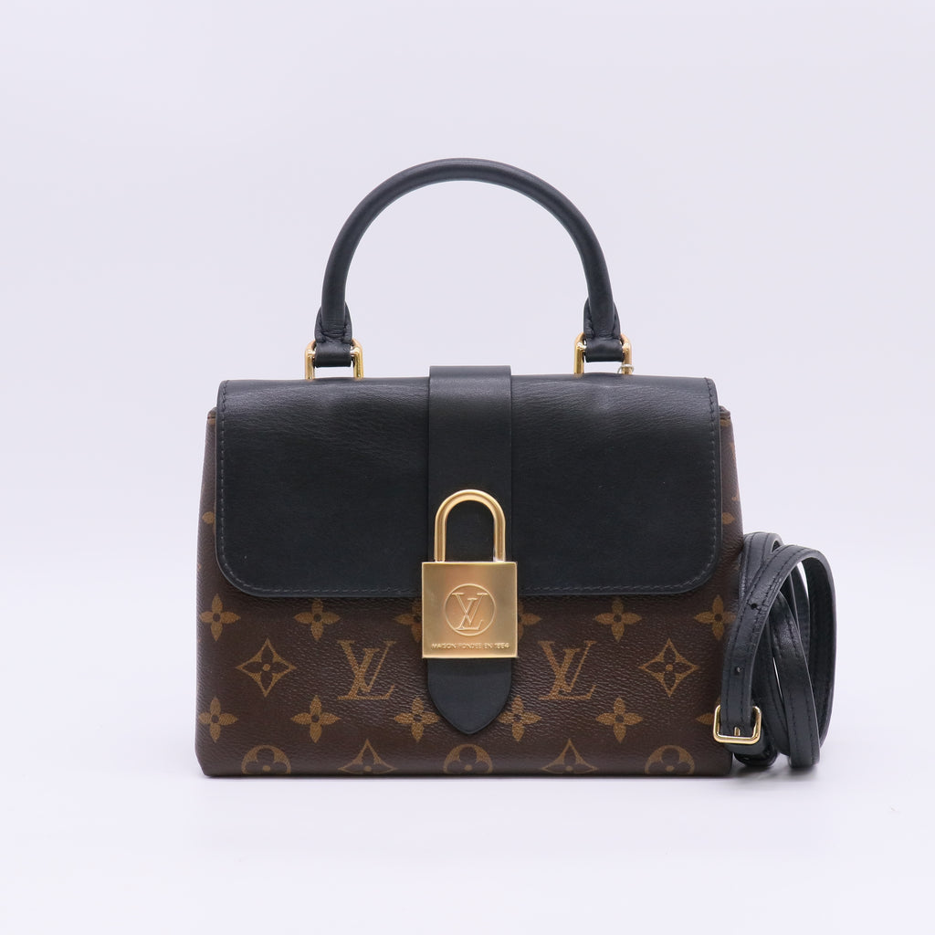Black Monogram Canvas Locky BB Bag B23677