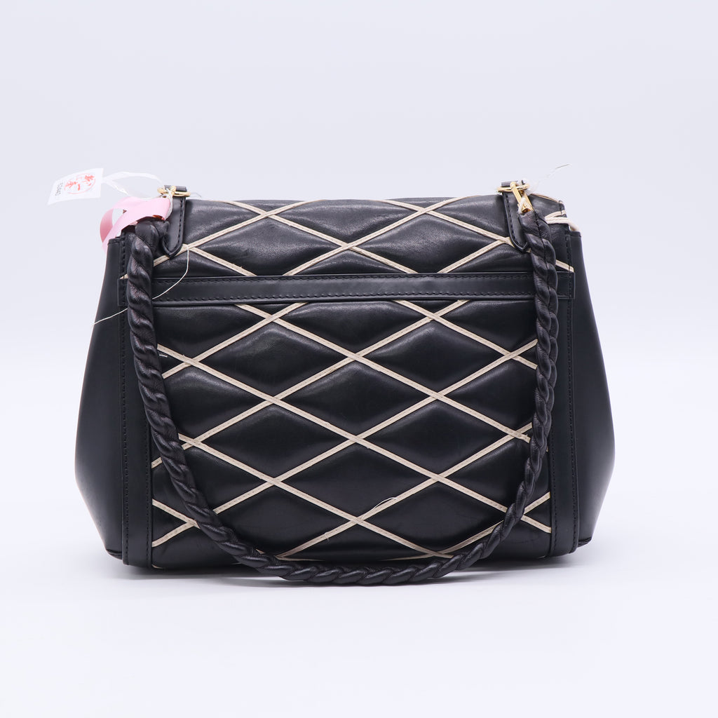 Louis Vuitton Pochette Flap Handbag Malletage Leather Twins