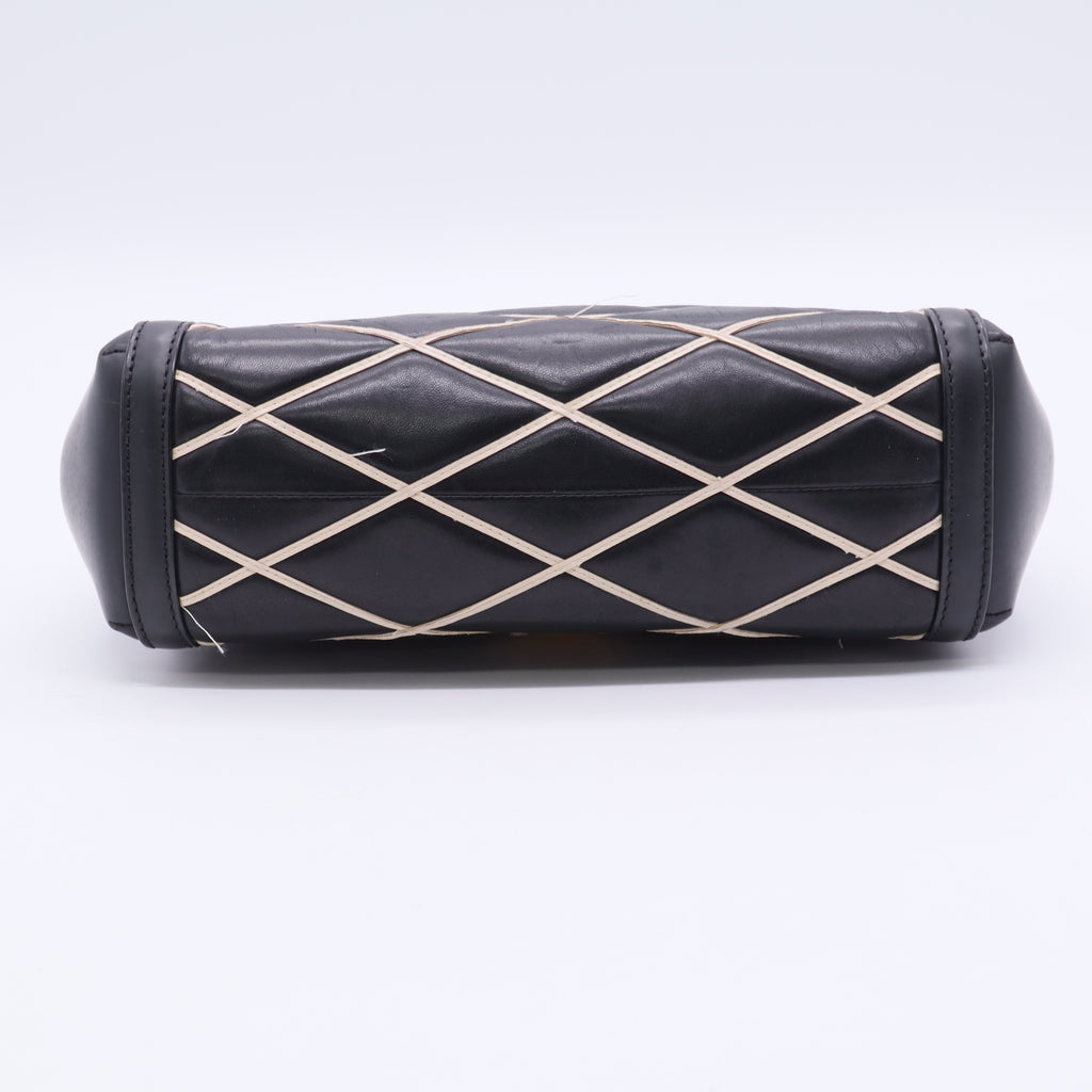 Louis Vuitton Pochette Flap Handbag Malletage Leather Twins