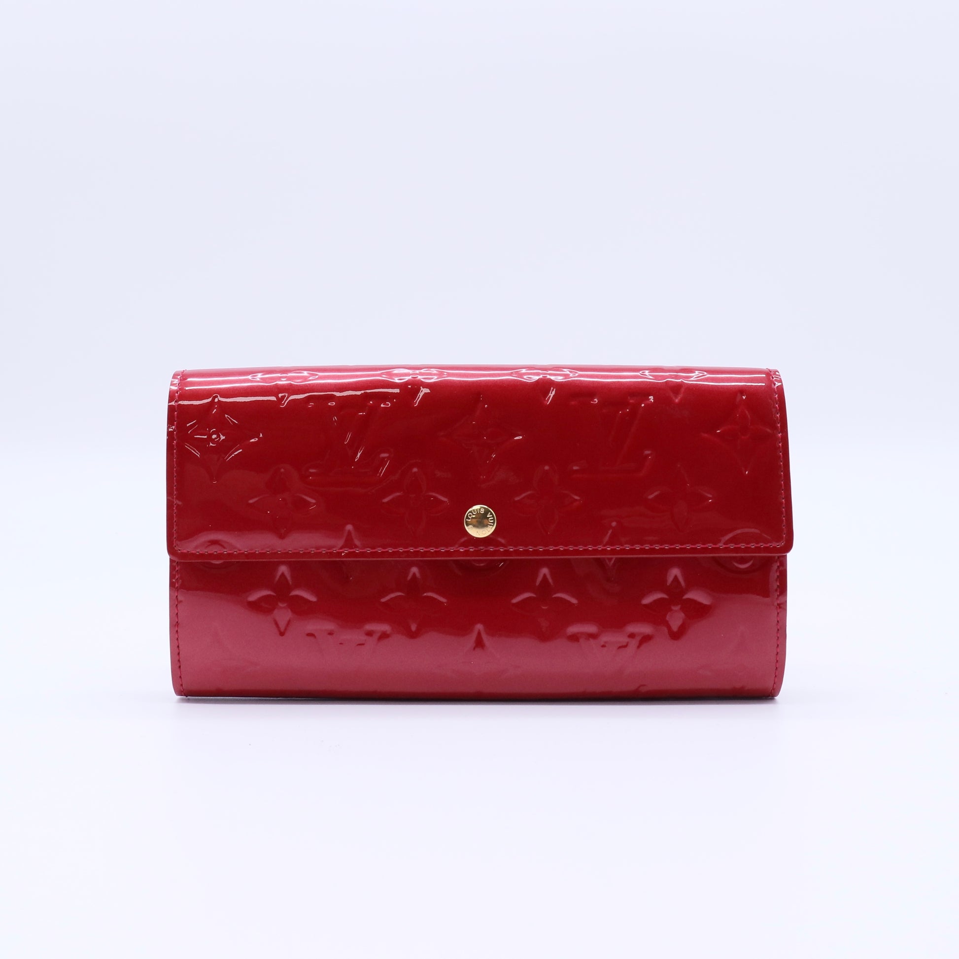 Louis Vuitton Monogram Vernis Sarah Wallet twins W21321
