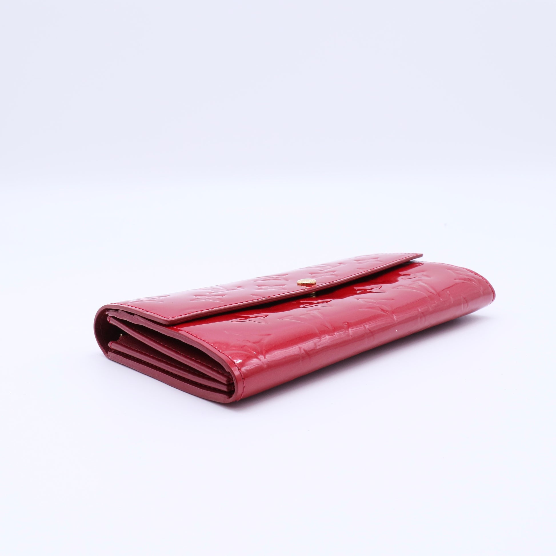 Louis Vuitton Monogram Vernis Sarah Wallet twins W21321