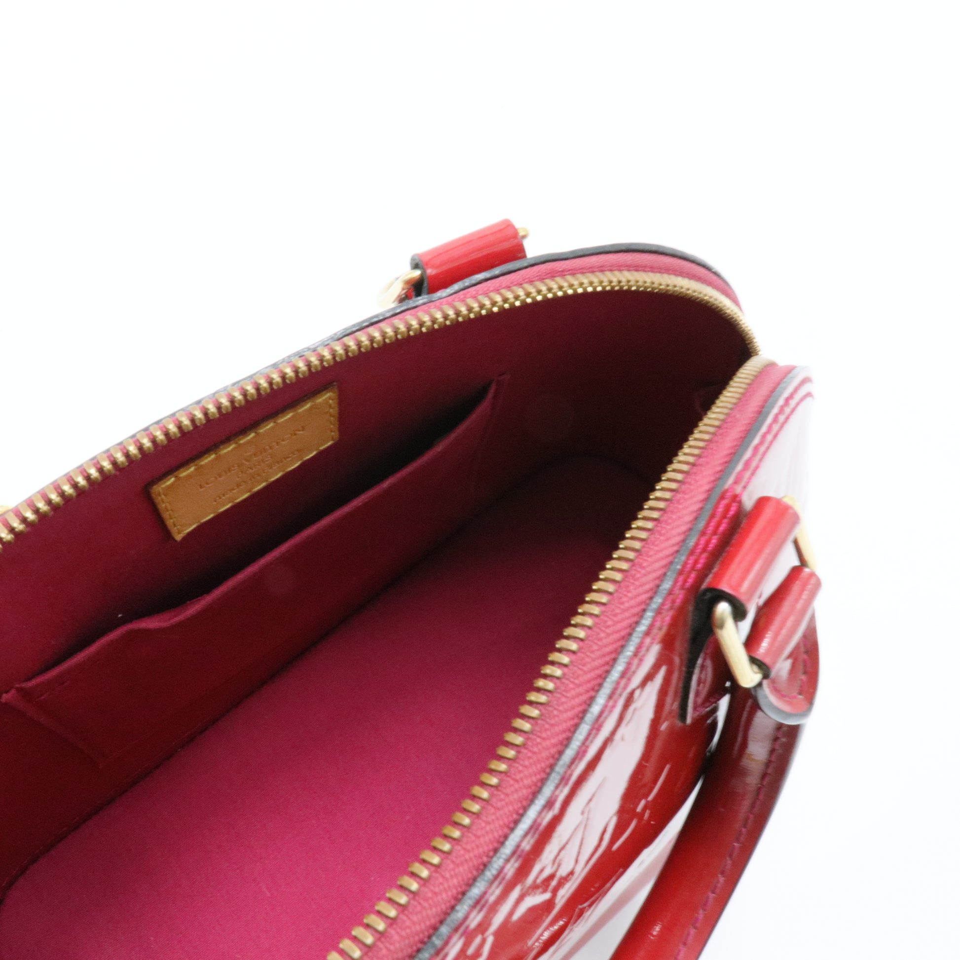 Alma Handbag Monogram Vernis BB