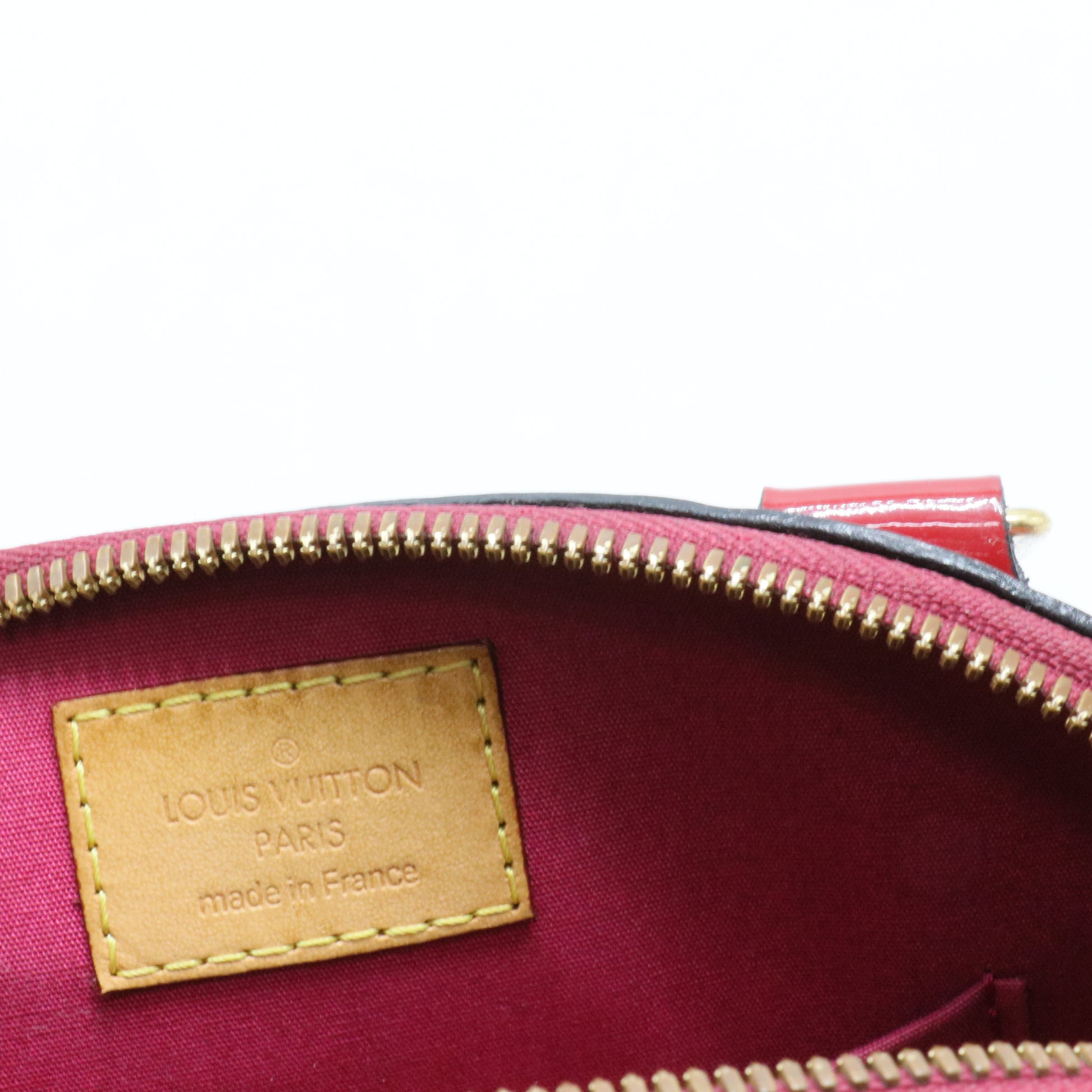 Alma Handbag Monogram Vernis BB