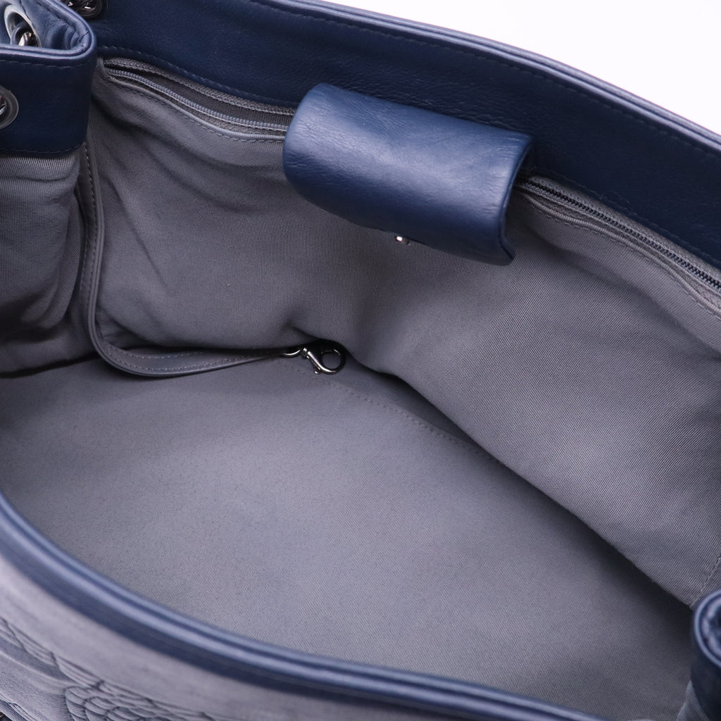 Coco Bengal Accordion Tote Calfskin Large