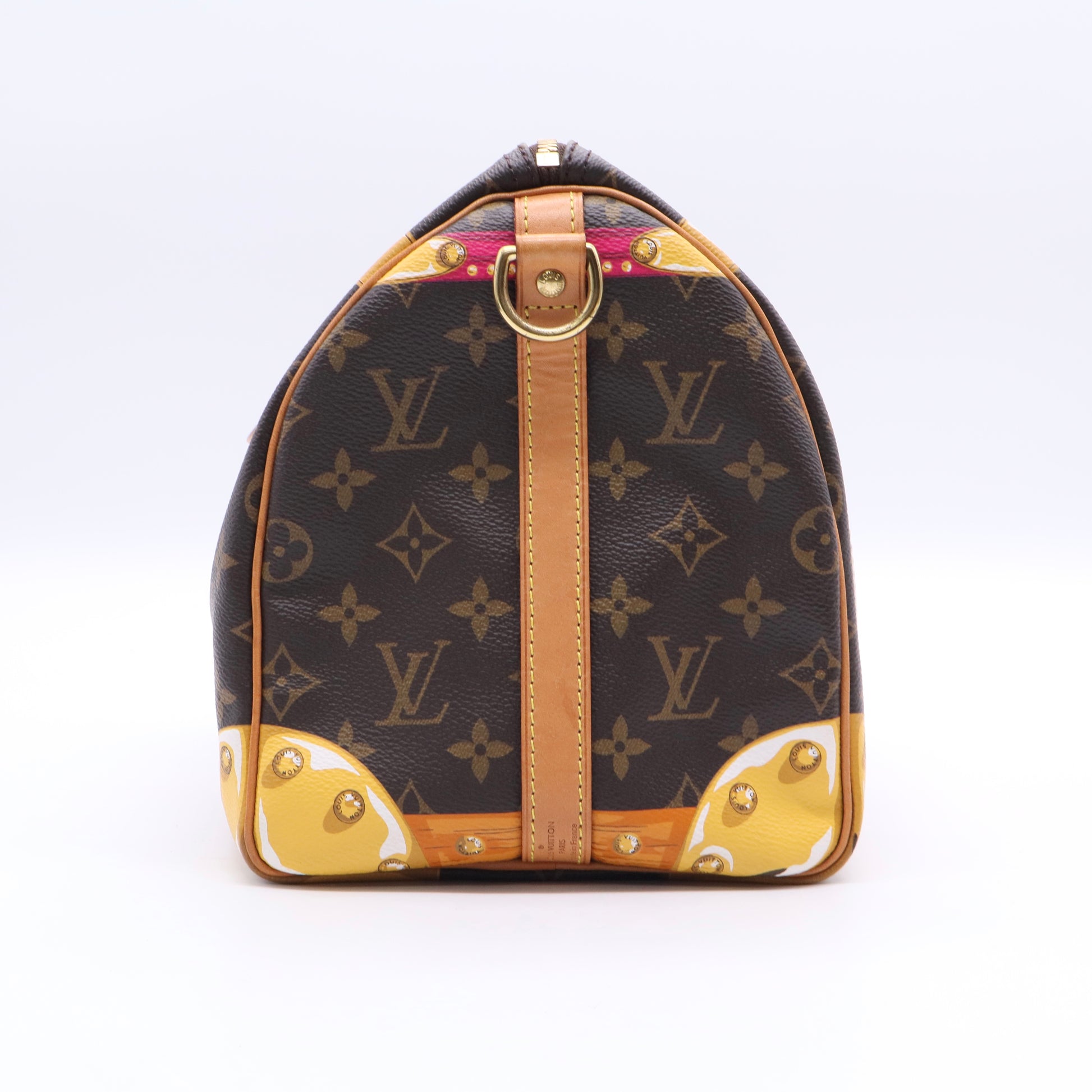 Speedy Bandouliere Bag Limited Edition Summer Trunks Monogram Canvas 30 Twins B20948