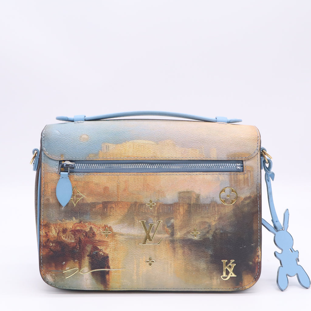 Pochette Metis Limited Edition Jeff Koons Turner Print Canvas twins LDJ4892