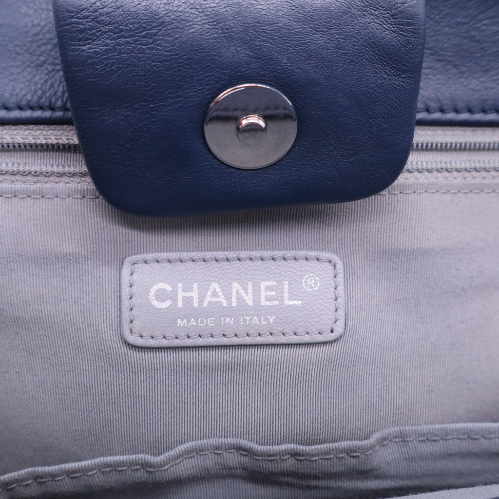 Coco Bengal Accordion Tote Calfskin Large