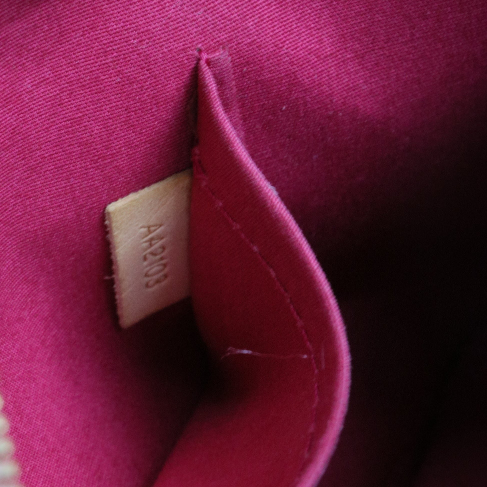 Alma Handbag Monogram Vernis BB