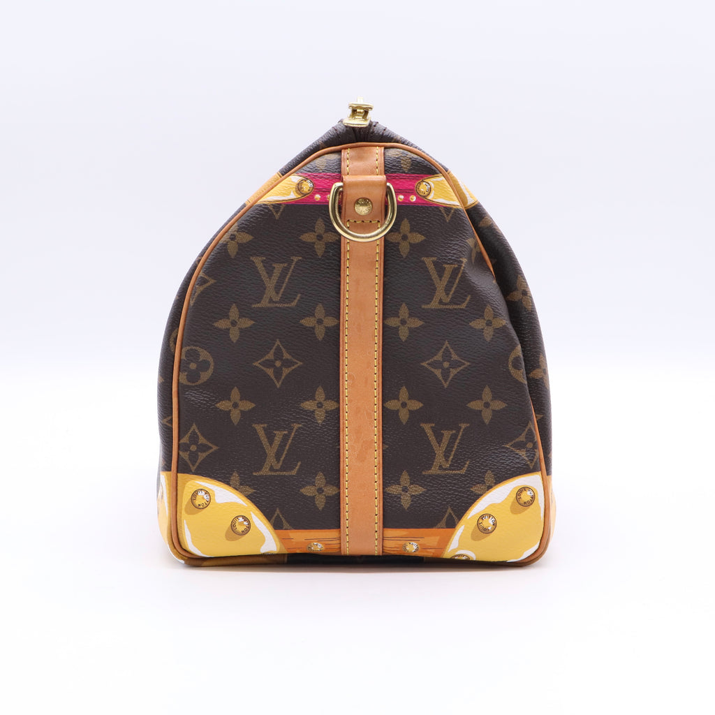 Speedy Bandouliere Bag Limited Edition Summer Trunks Monogram Canvas 30 Twins B20948