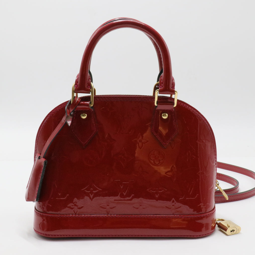 Alma Handbag Monogram Vernis BB