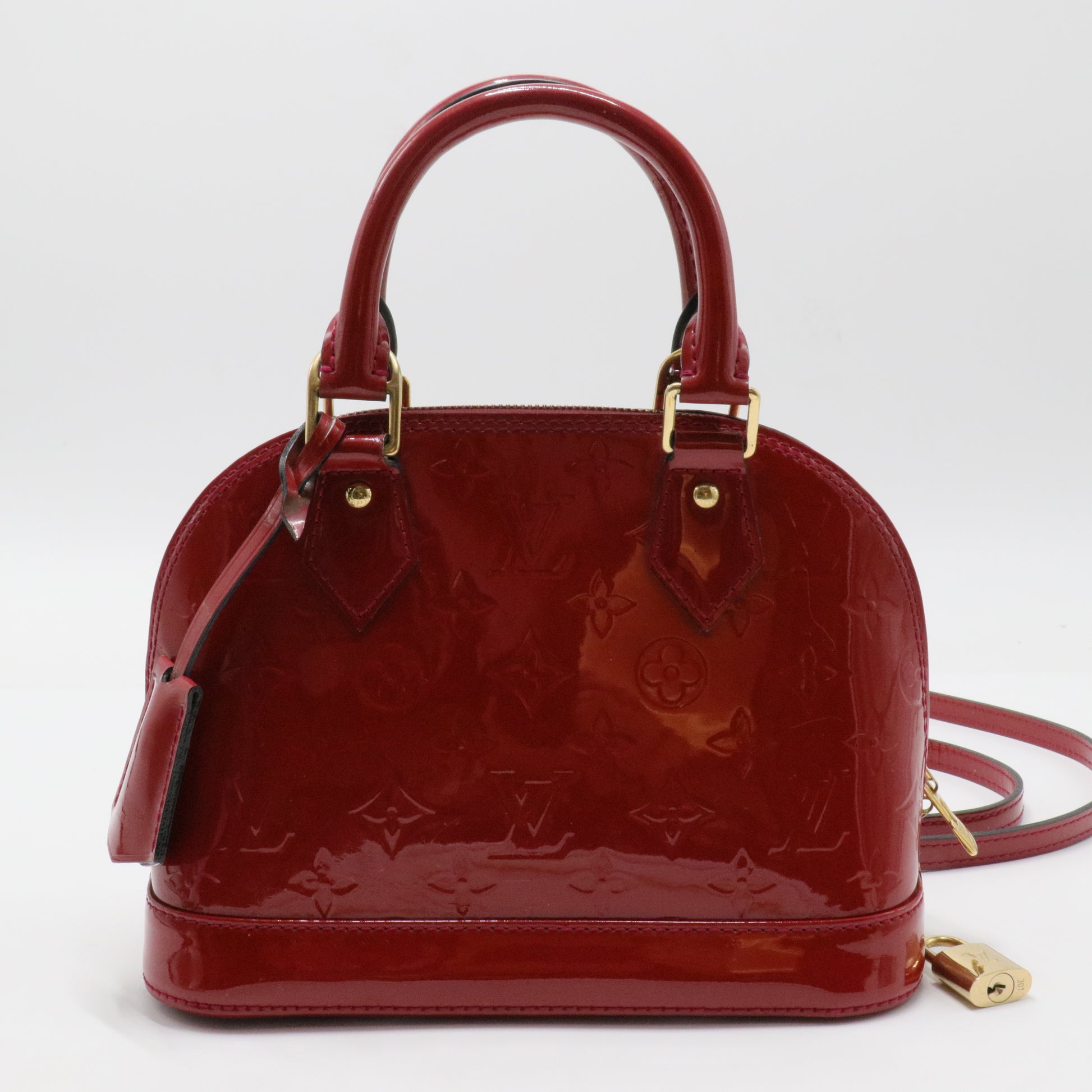 Alma Handbag Monogram Vernis BB