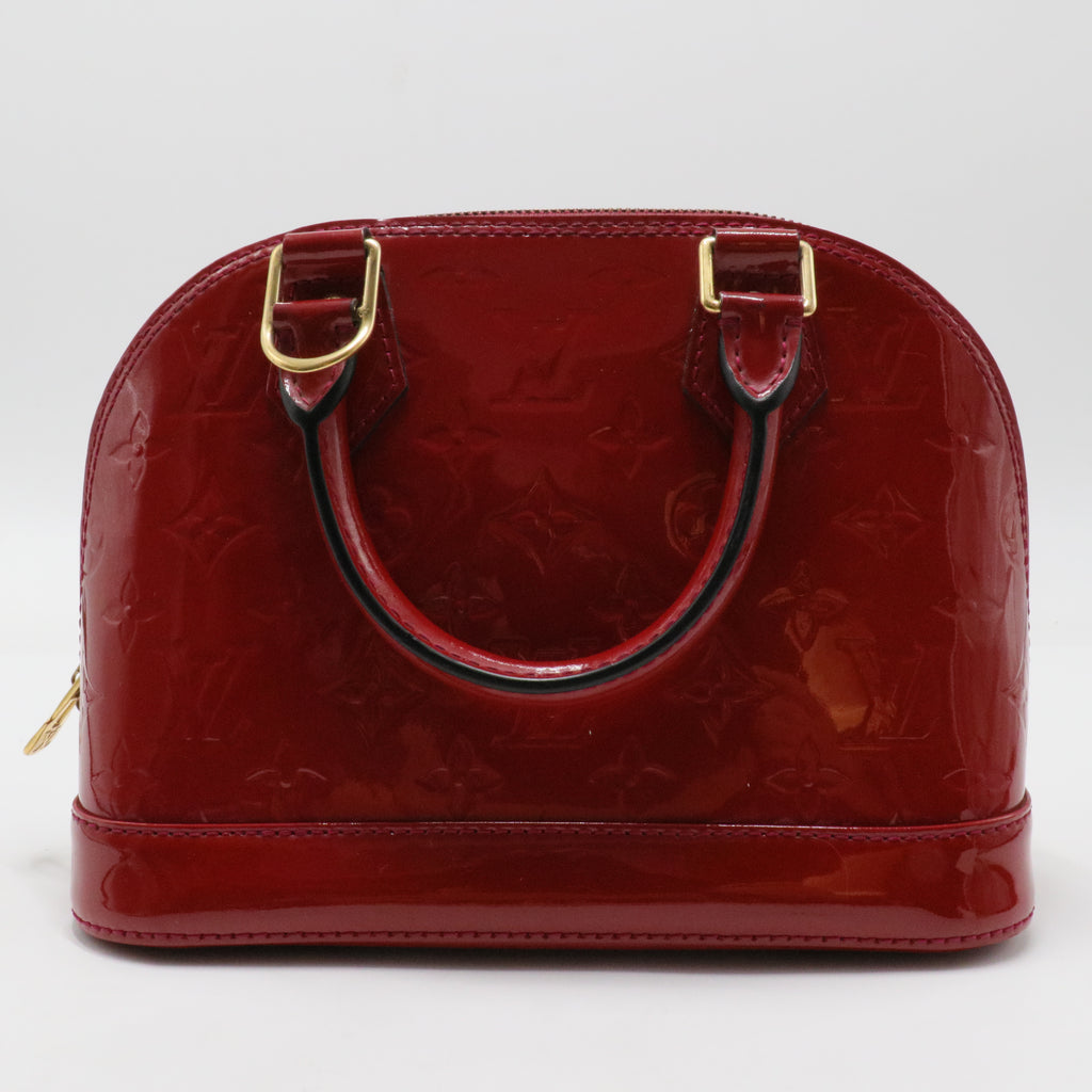 Alma Handbag Monogram Vernis BB